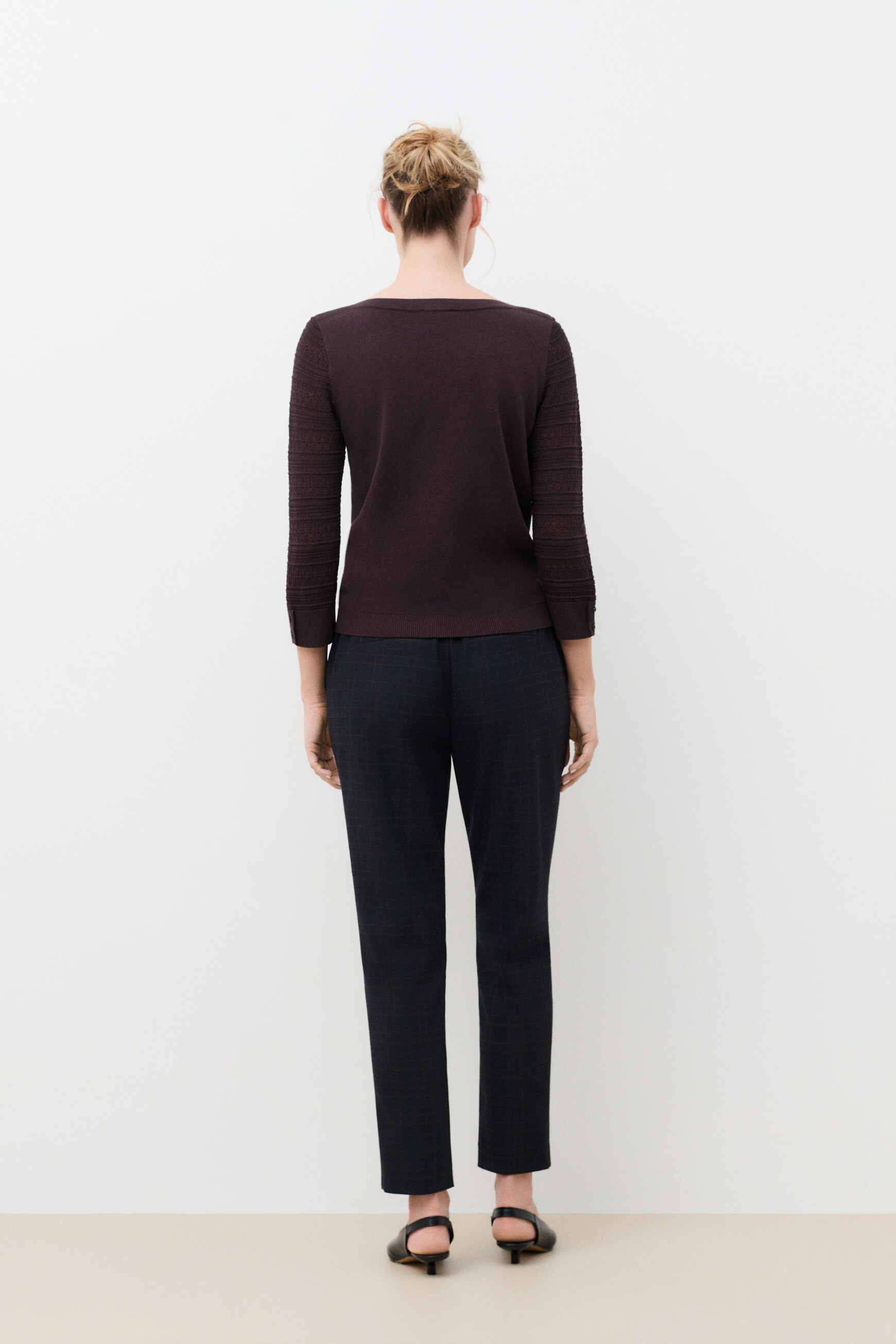 Mjaynie sweater dark brown woman