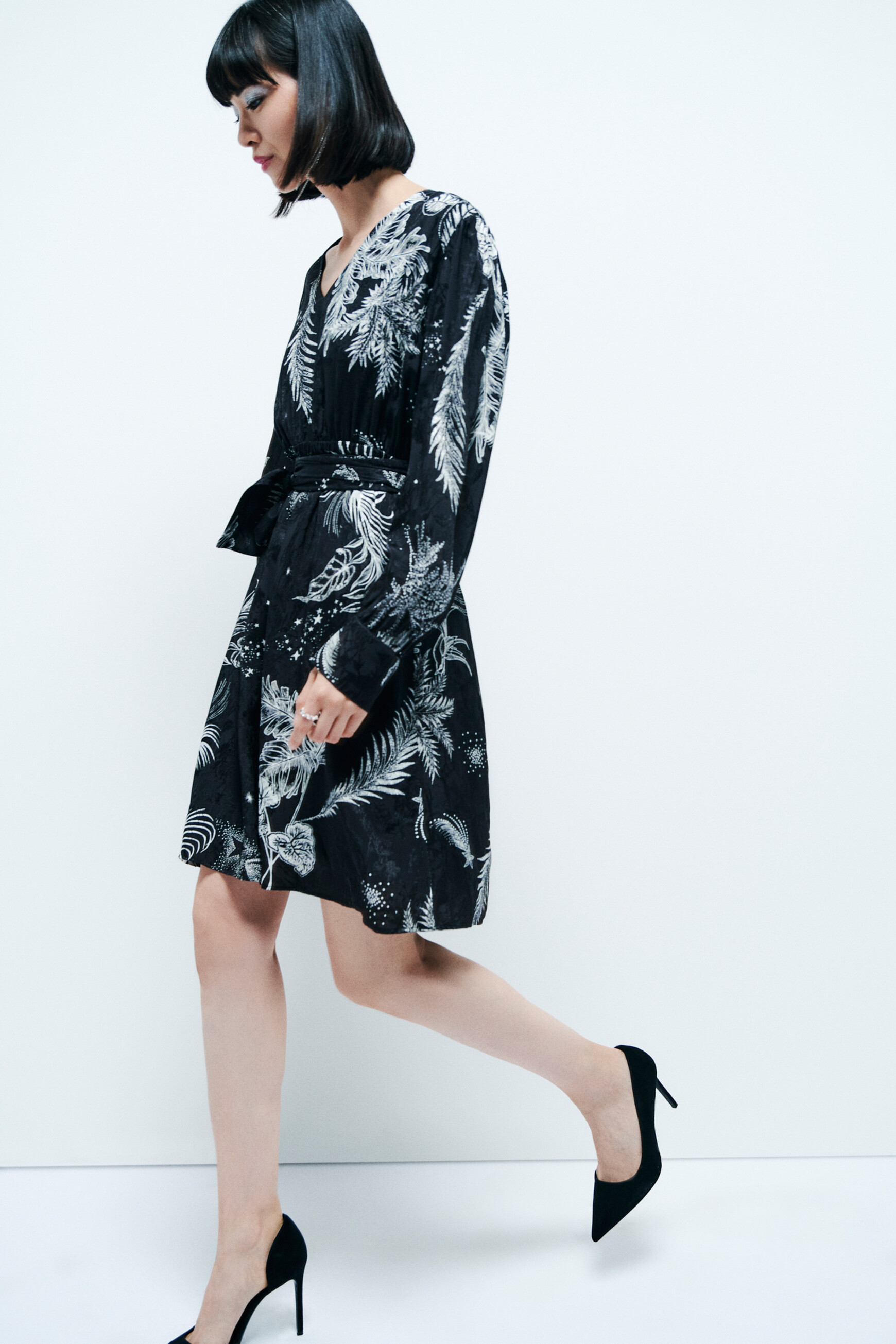 Robe rocha noir femme
