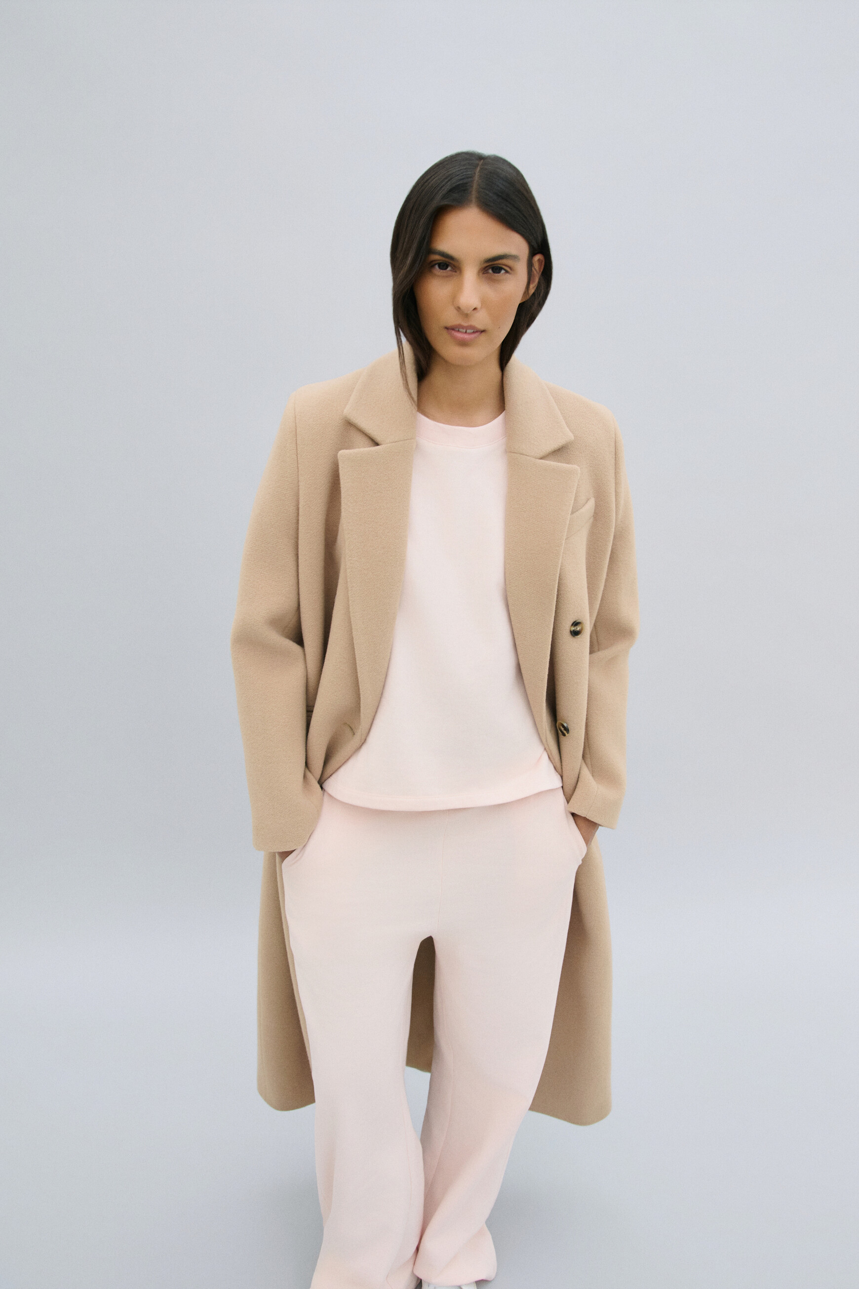 Pantalon Pgwenn creme femme