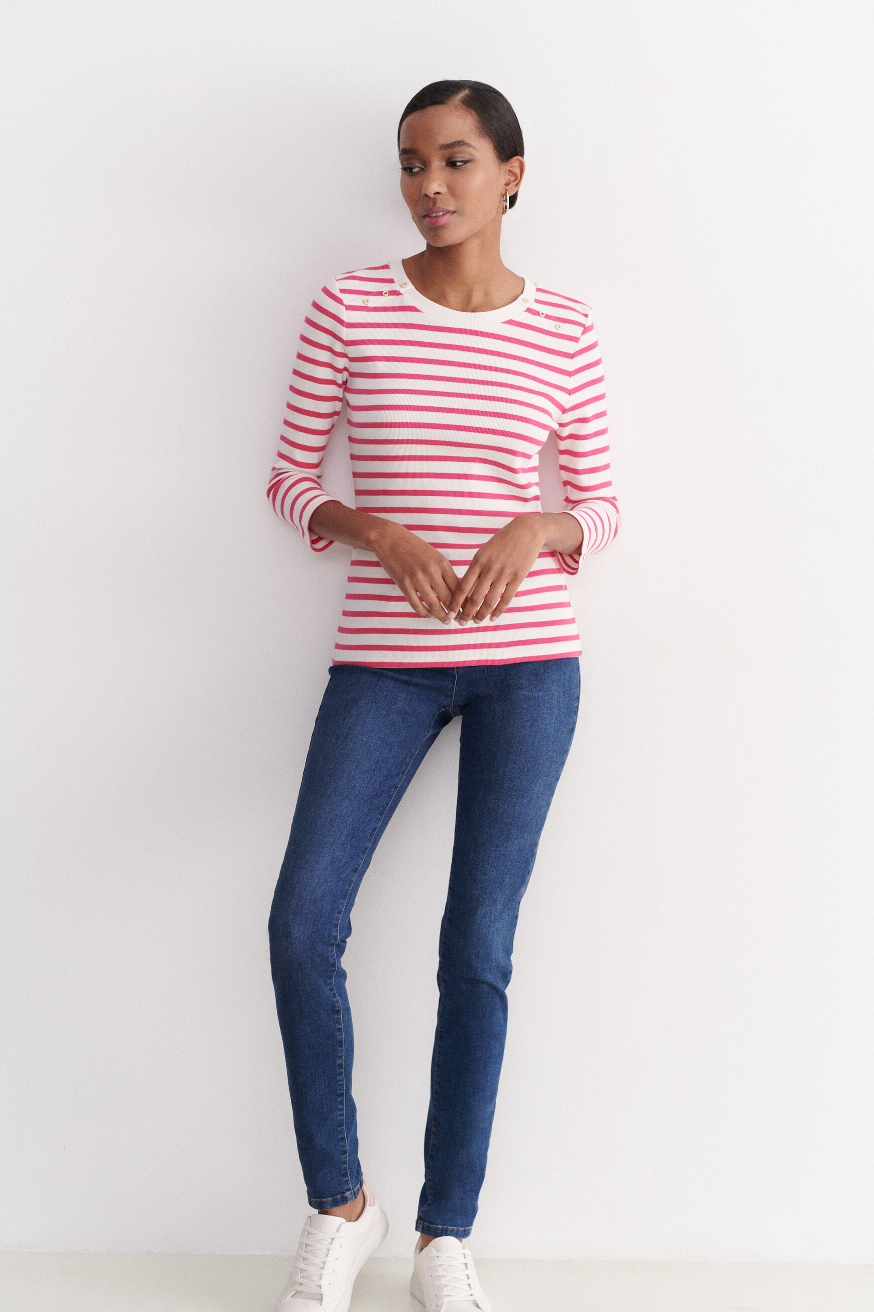 t shirt bento b rose fushia femme t-shirt bento b rose fushia femme