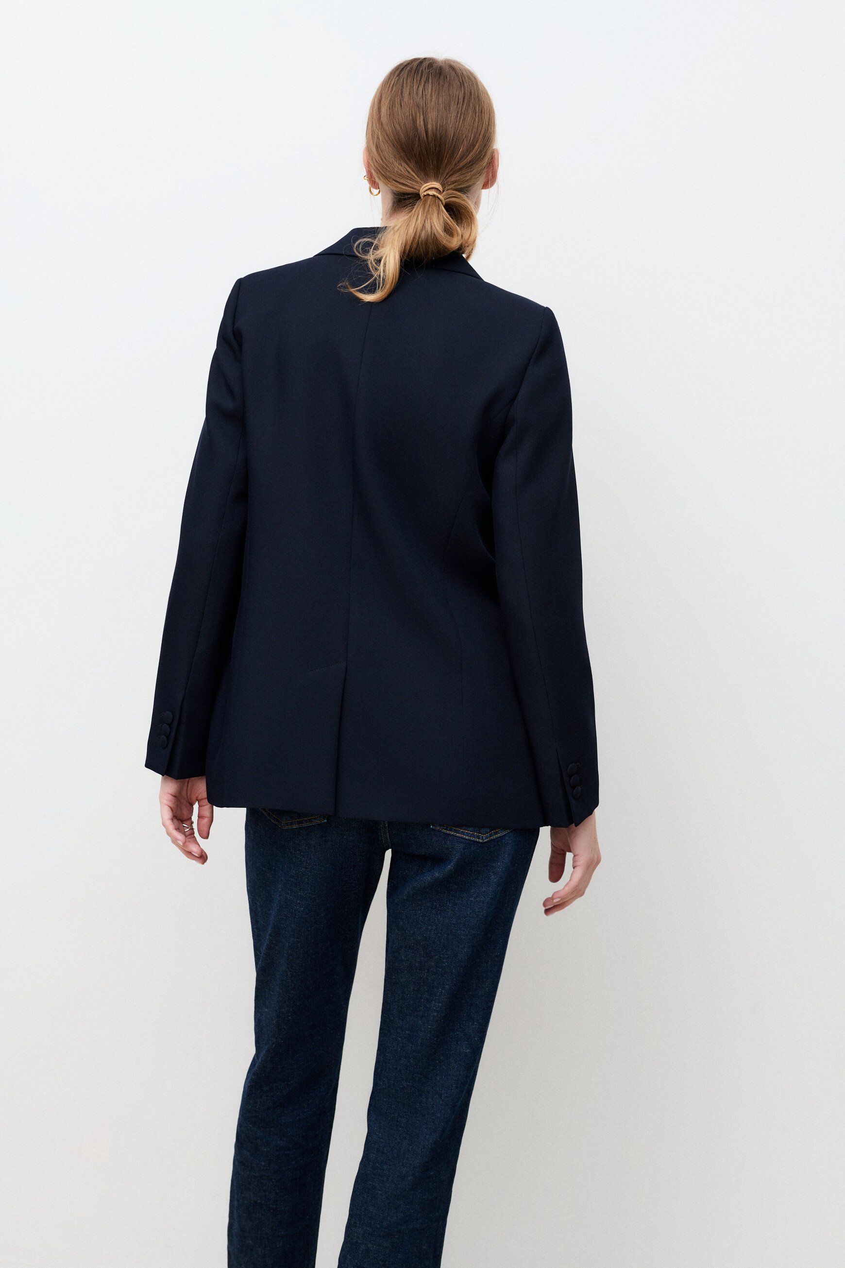 Veste Vpaule bleu marine femme