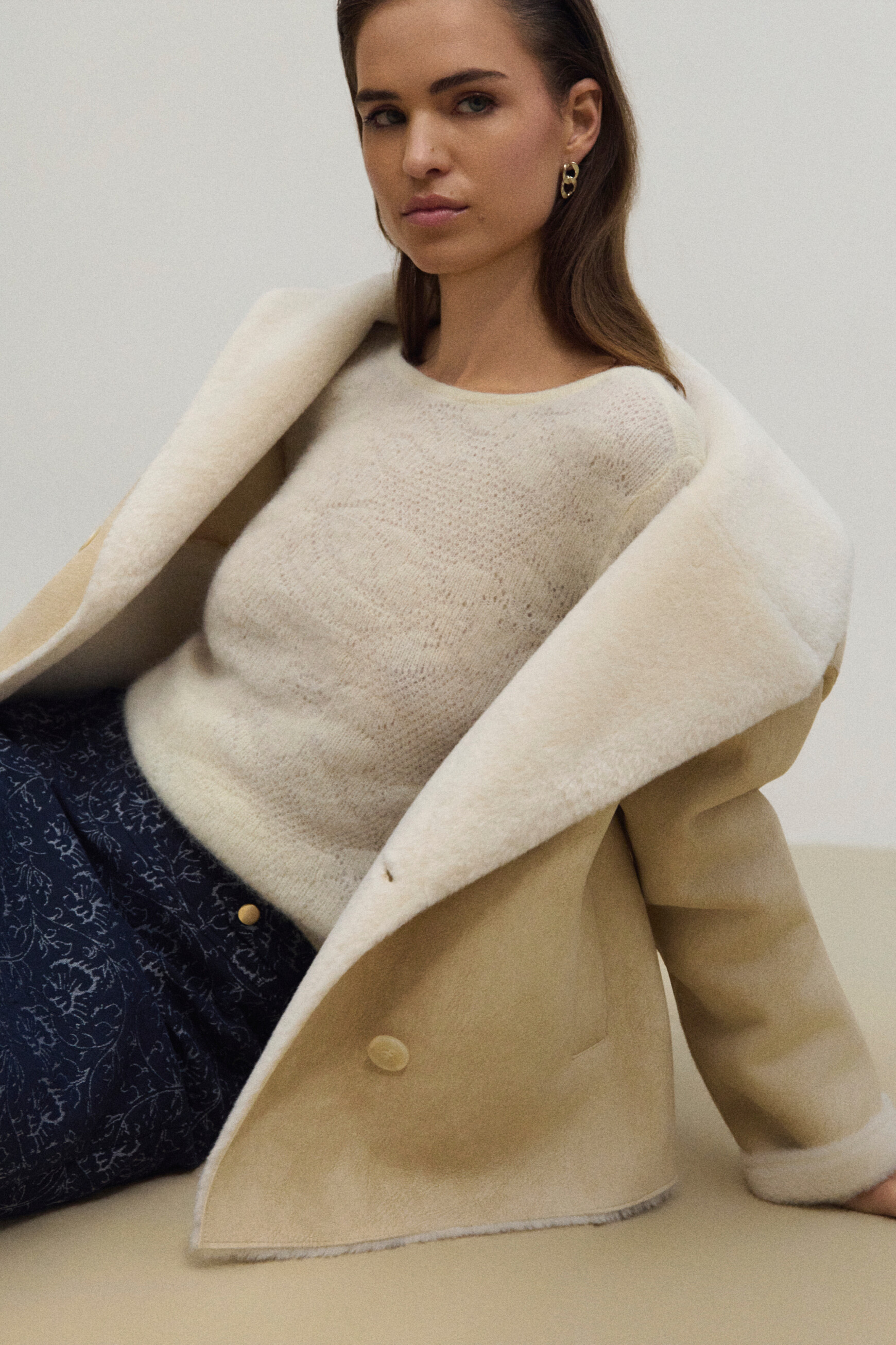Mvannina sweater ecru woman