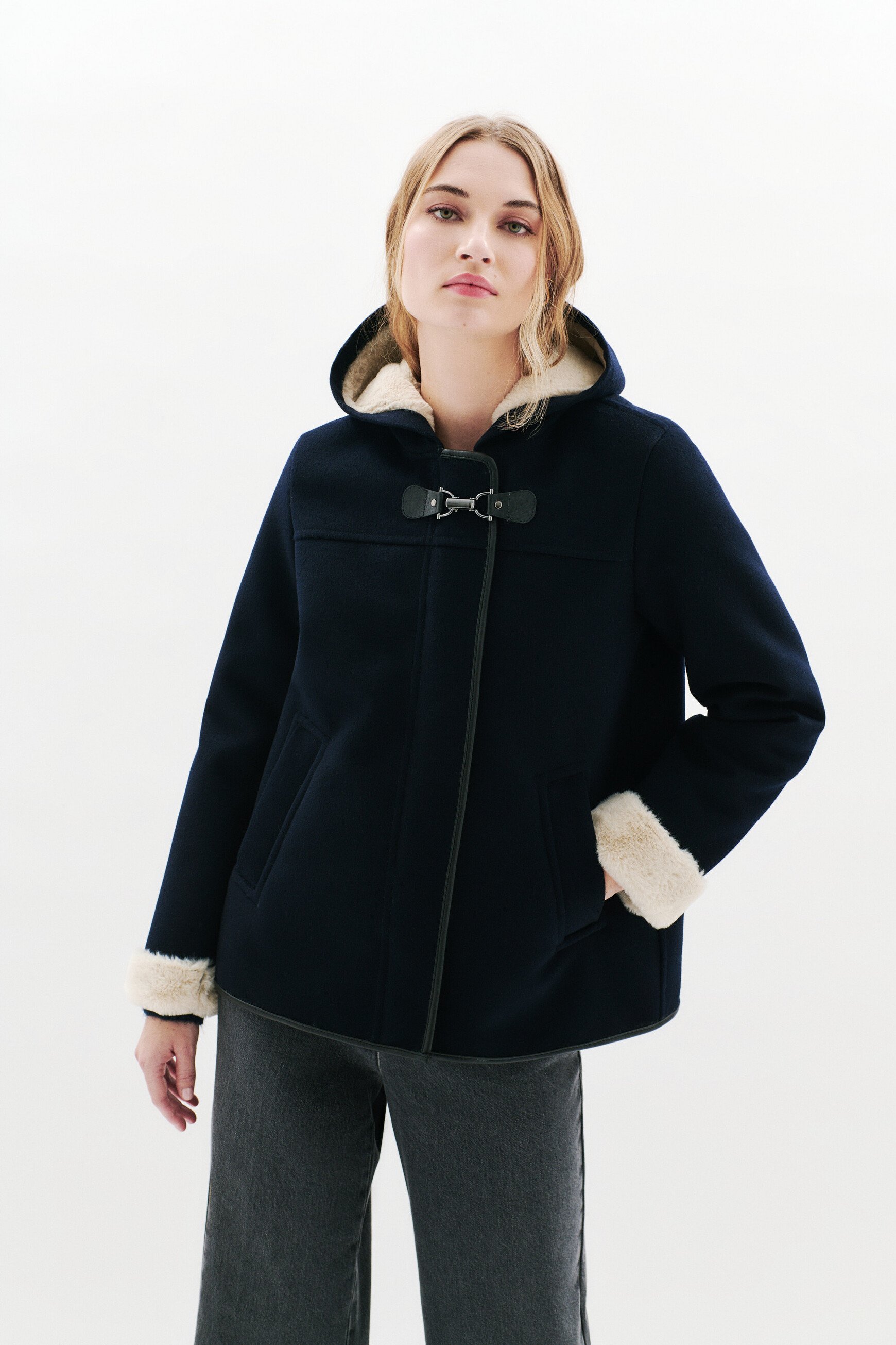 guimosse coat navy blue woman Guimosse coat navy blue woman