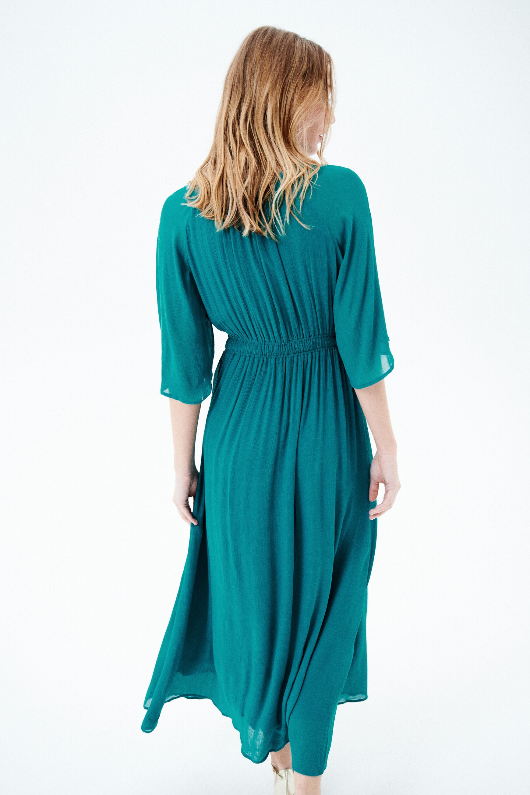 Jurk Regina blauw turquoise vrouw