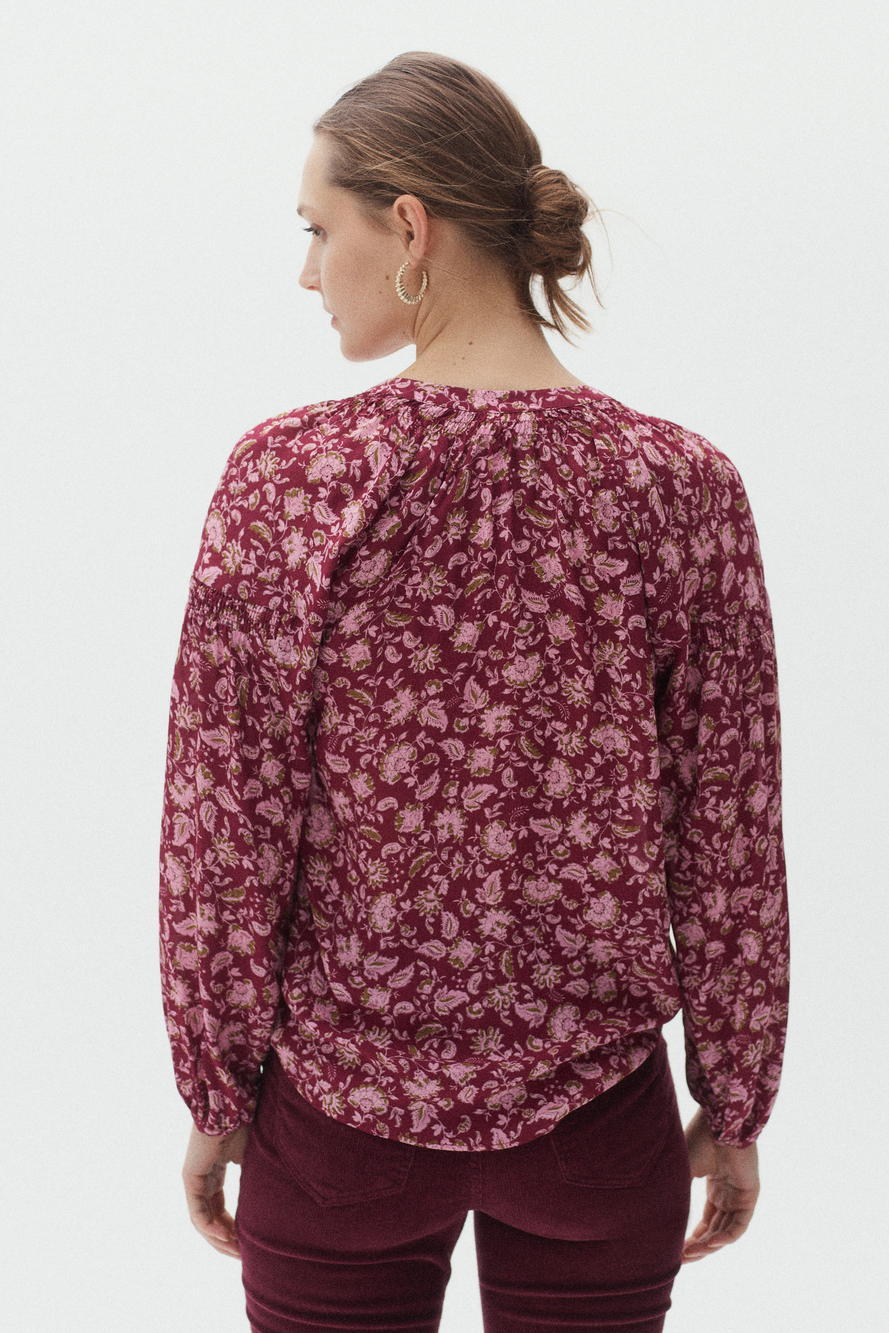 chemisier maelle rose cerise femme chemisier maelle rose cerise femme