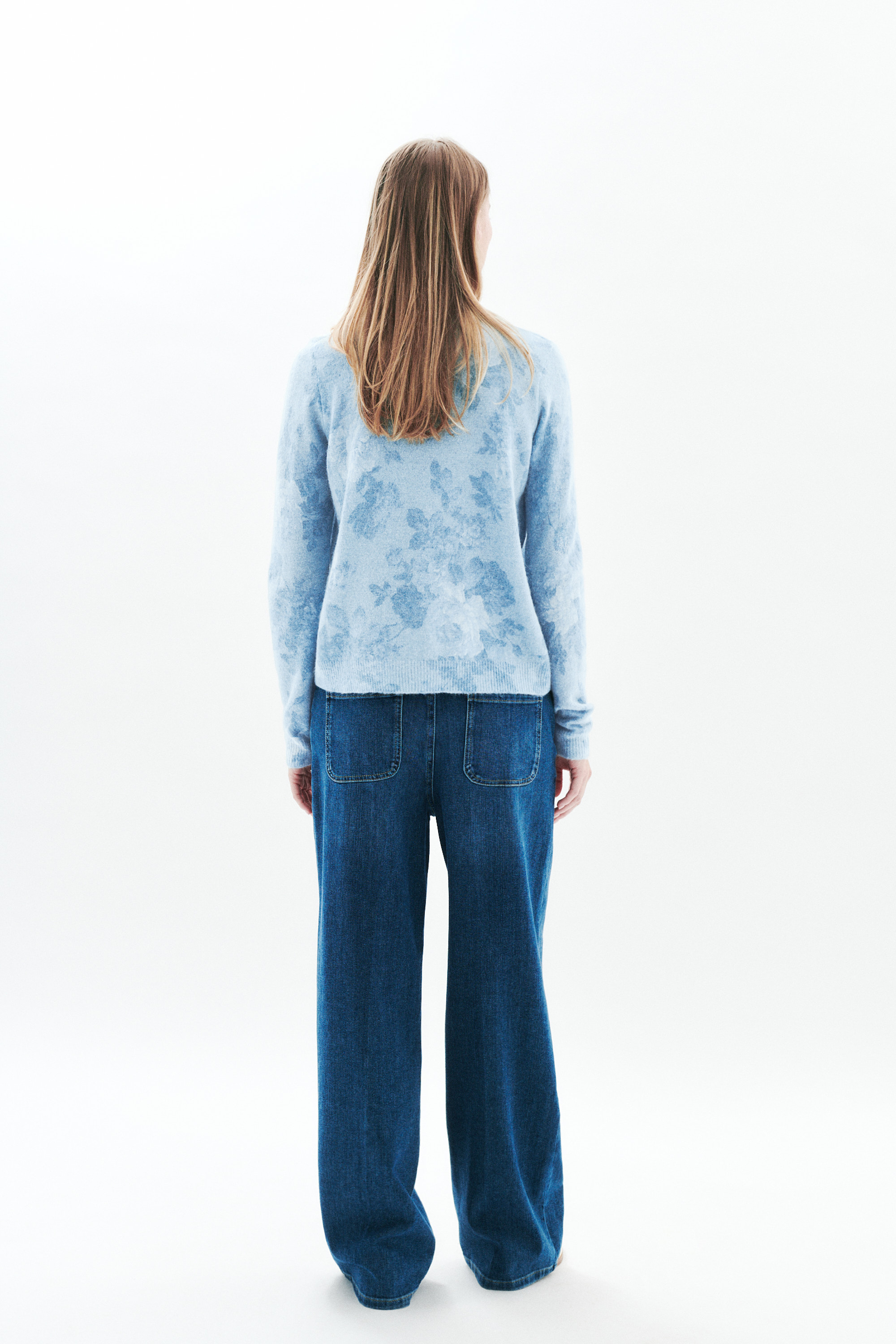 Mfabiola sweater petrole blue woman