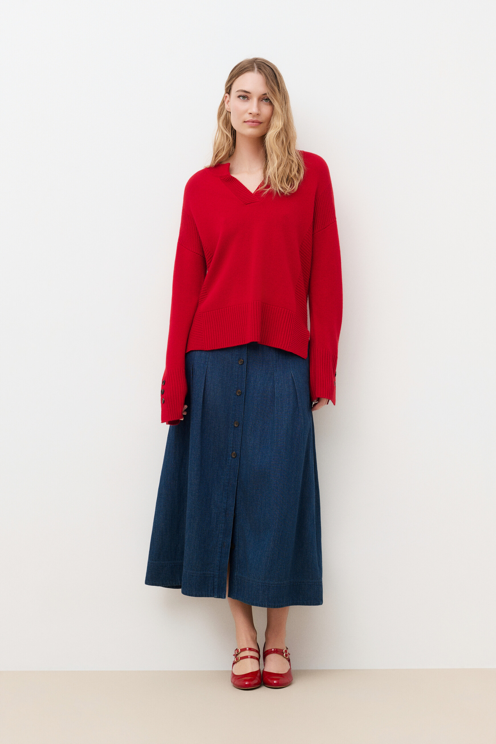 Mlancelot sweater red woman