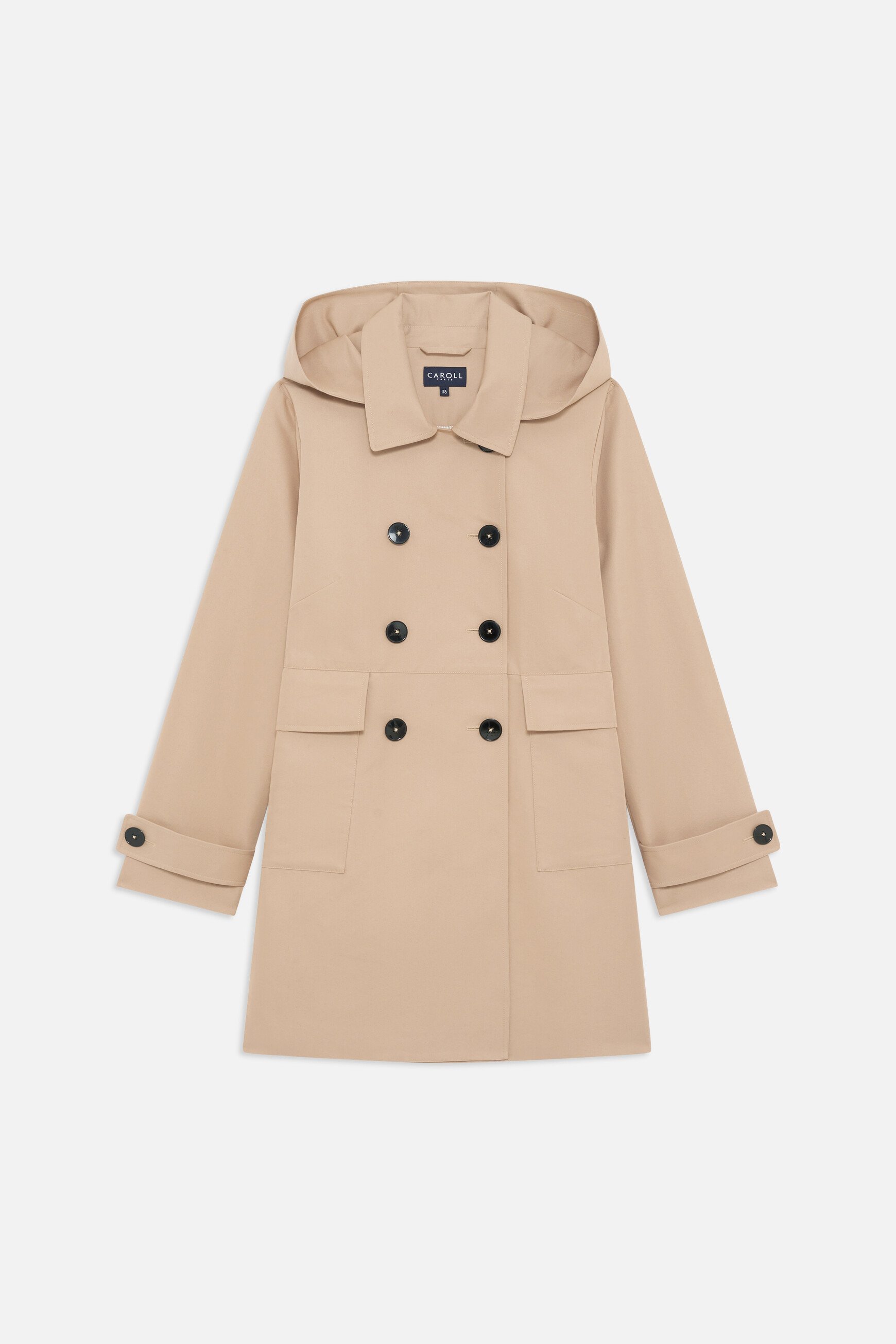 Manteau Glamour sable femme