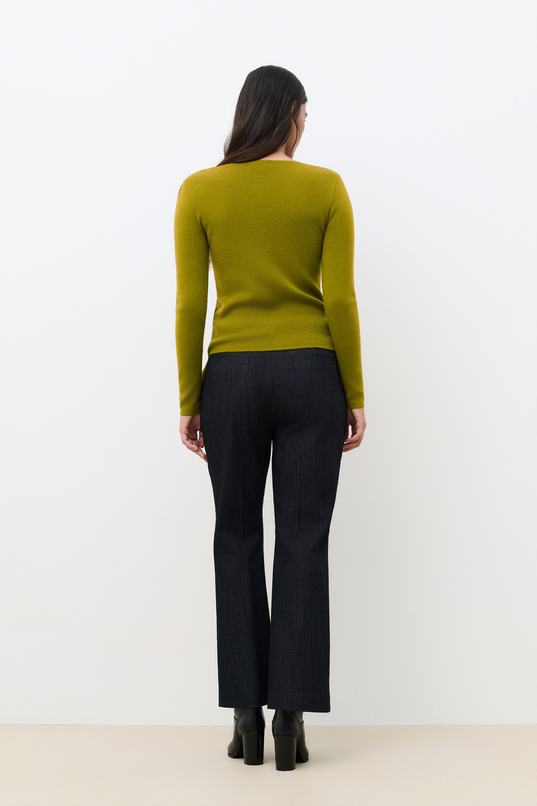 Maglione Mbianca verde oliva donna