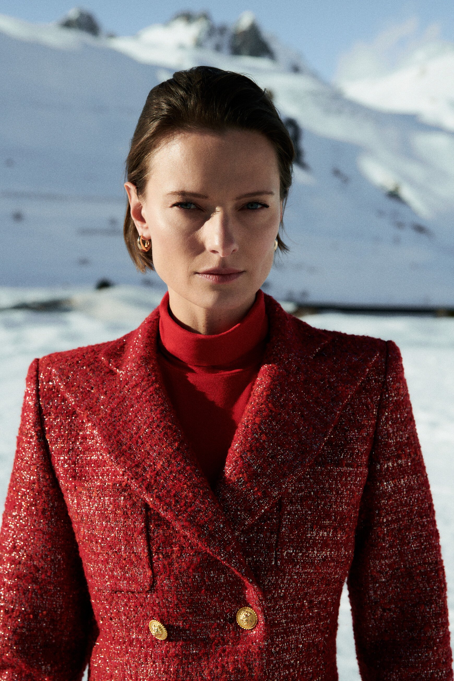 Veste Vchristmasl rouge femme