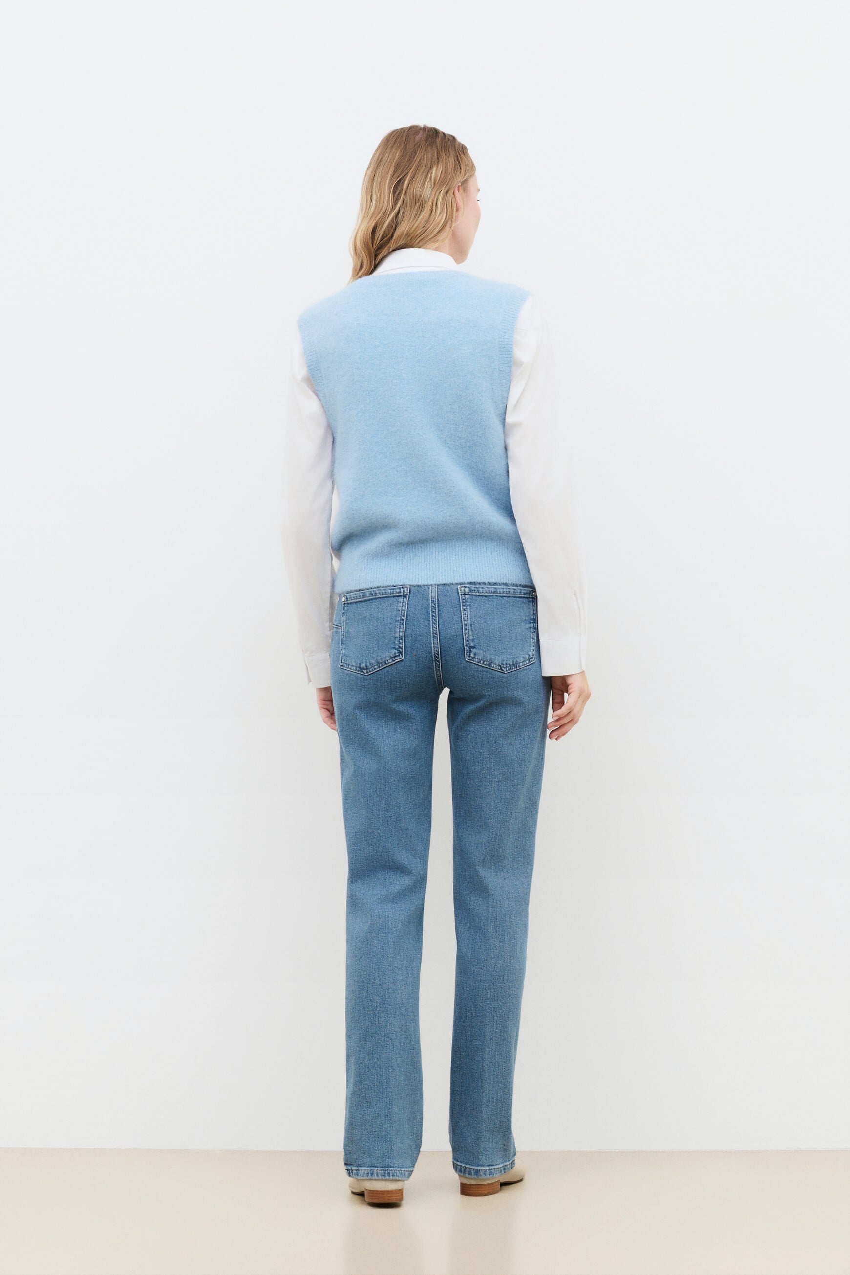 Mbenson sweater sky blue woman