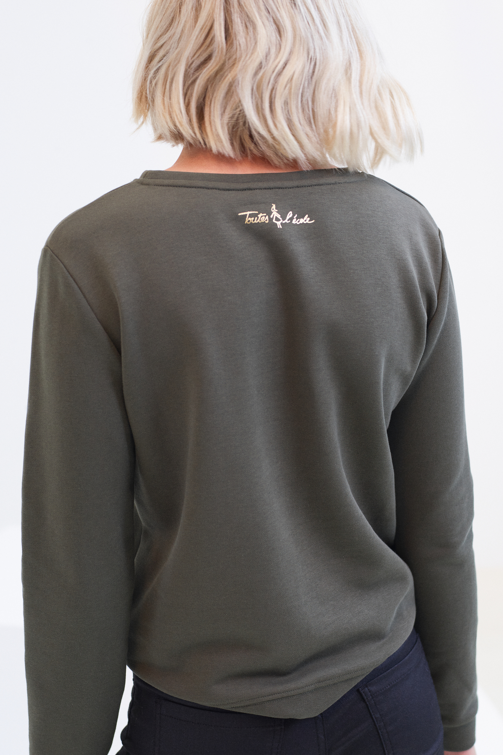 sweat jason vert kaki femme Sweat Jason vert kaki femme