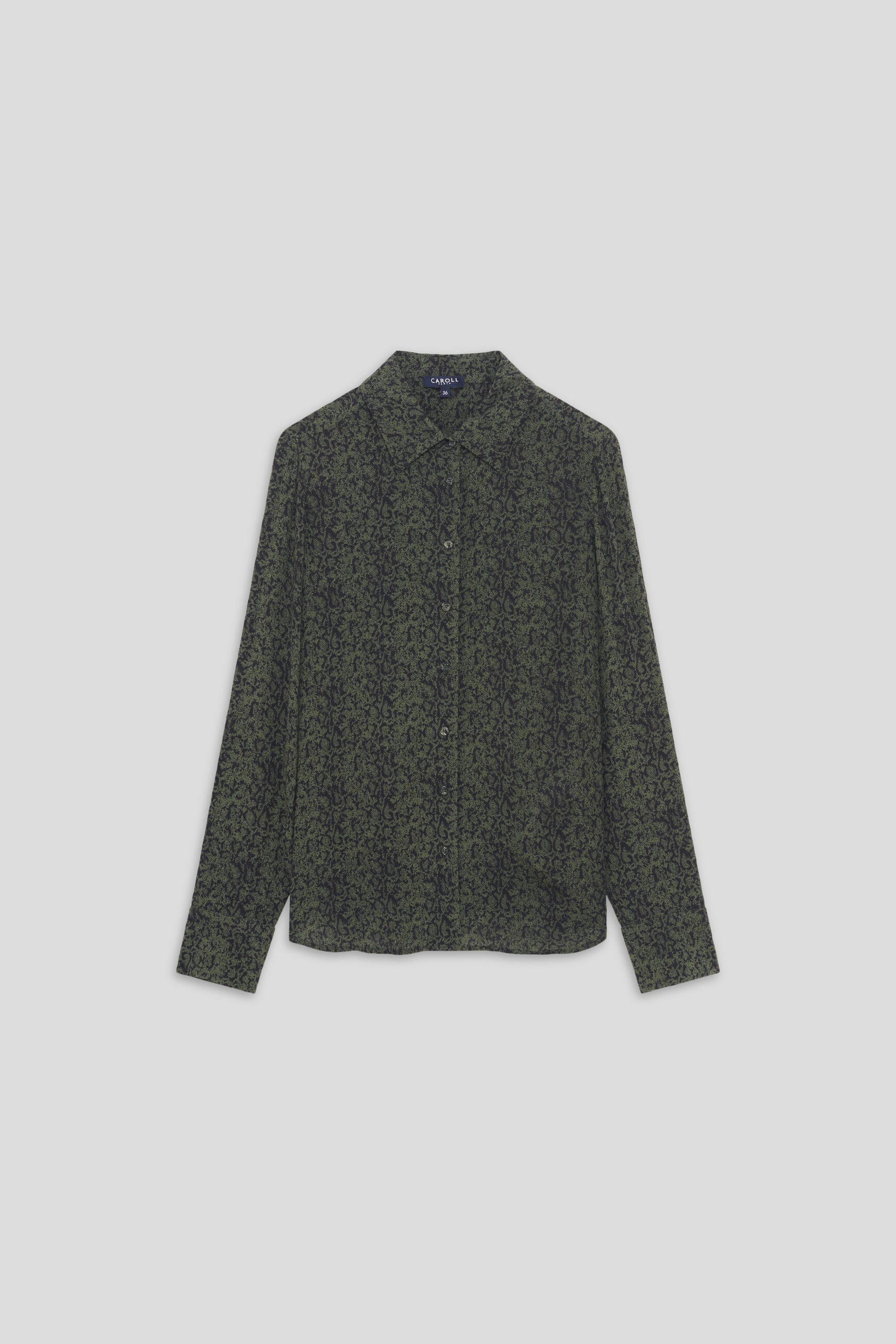Cleony shirt khaki green woman
