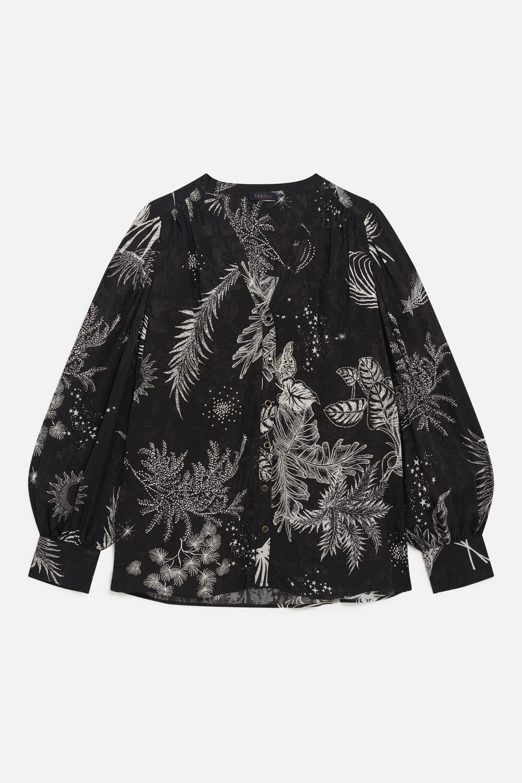 Blouse cora noir femme
