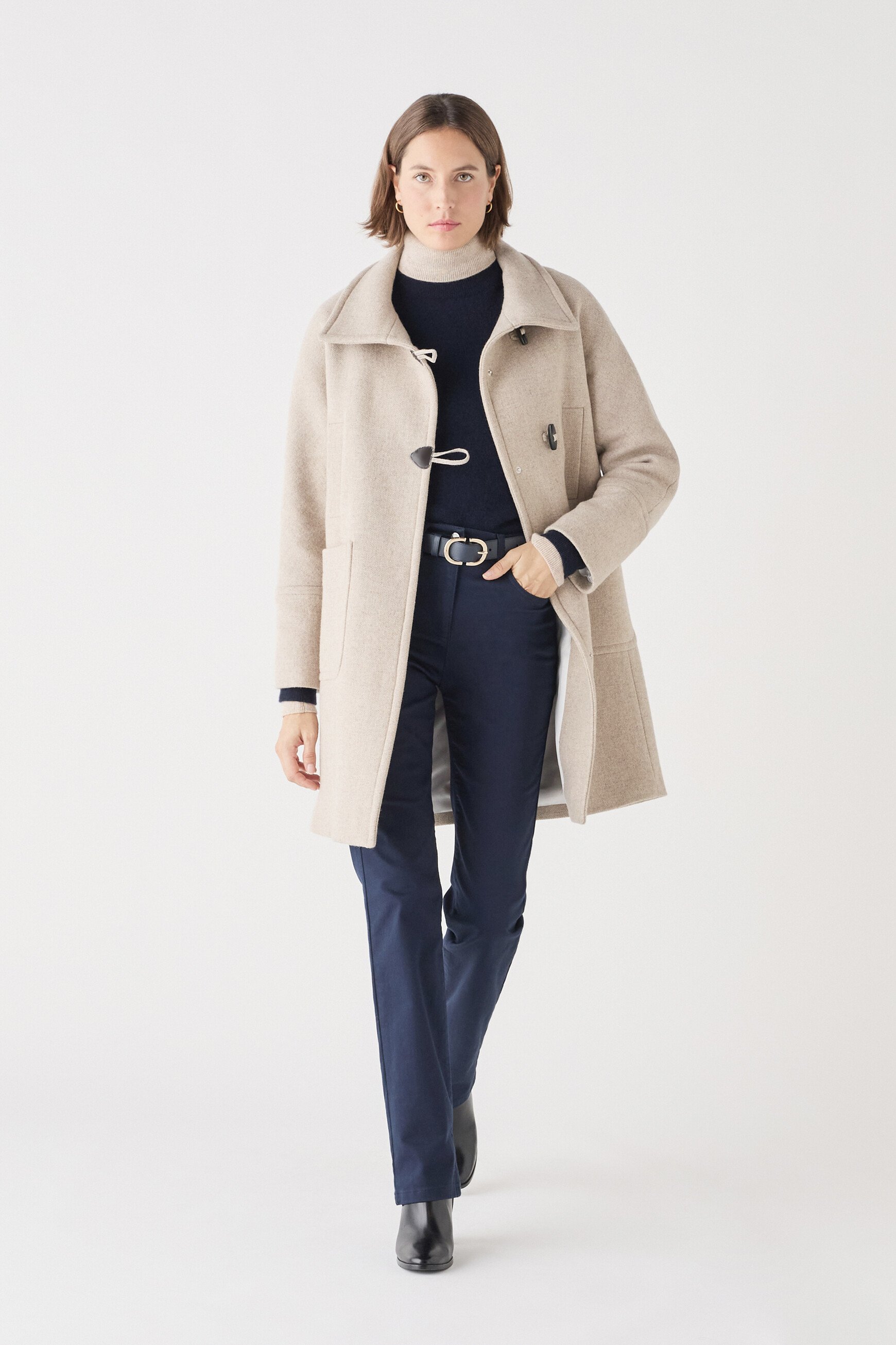 Gramont coat beige woman