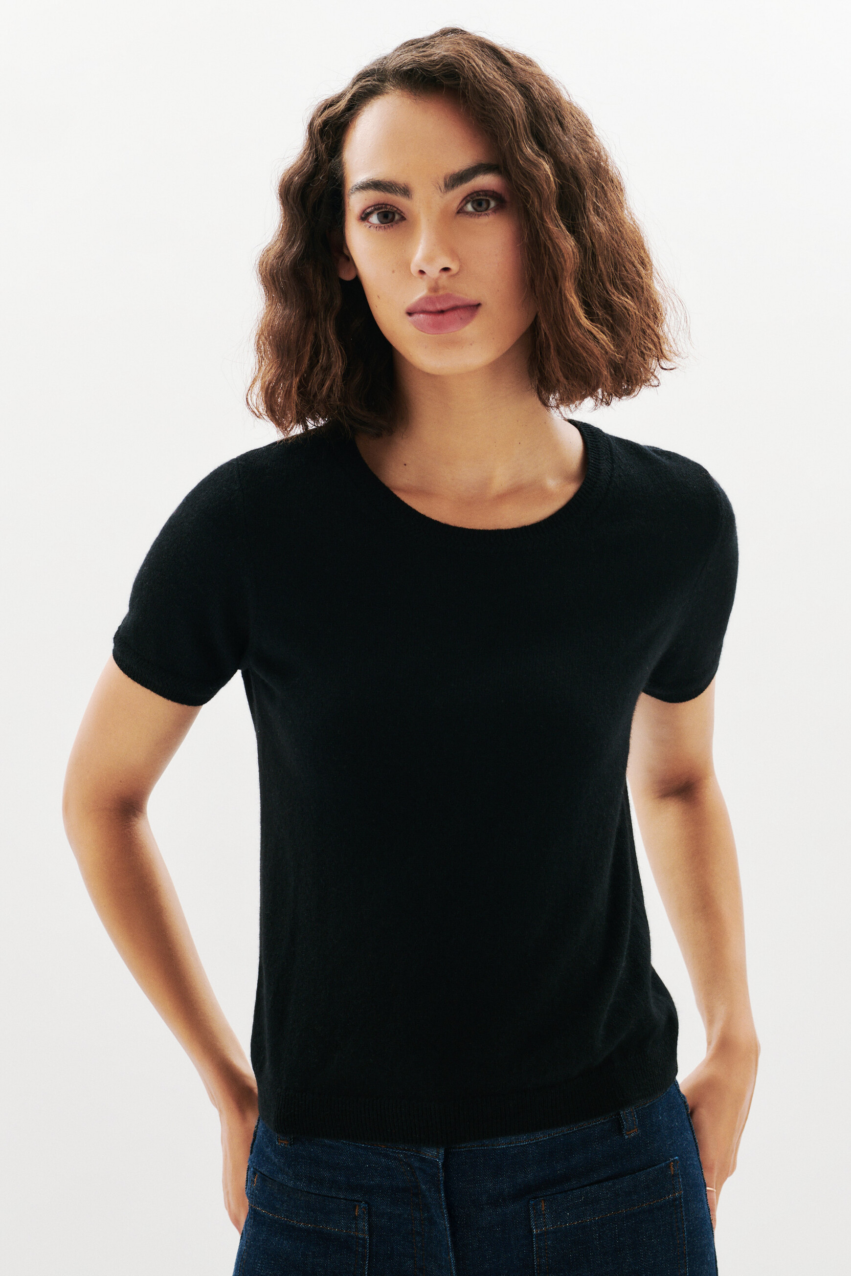 mcaro sweater 100 cashmere black woman Mcaro sweater 100% cashmere black woman