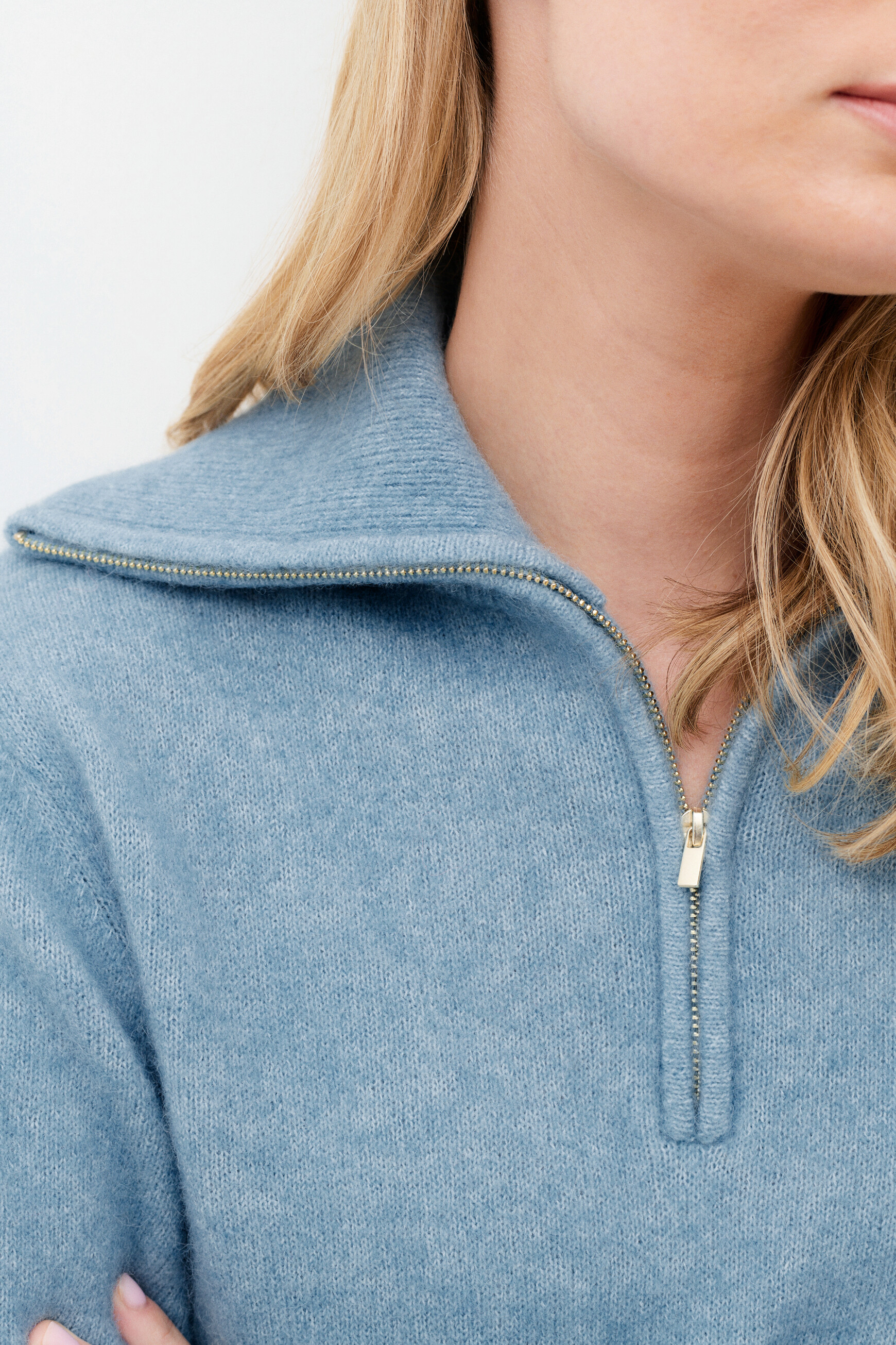 Mitchell sweater blue-grey woman