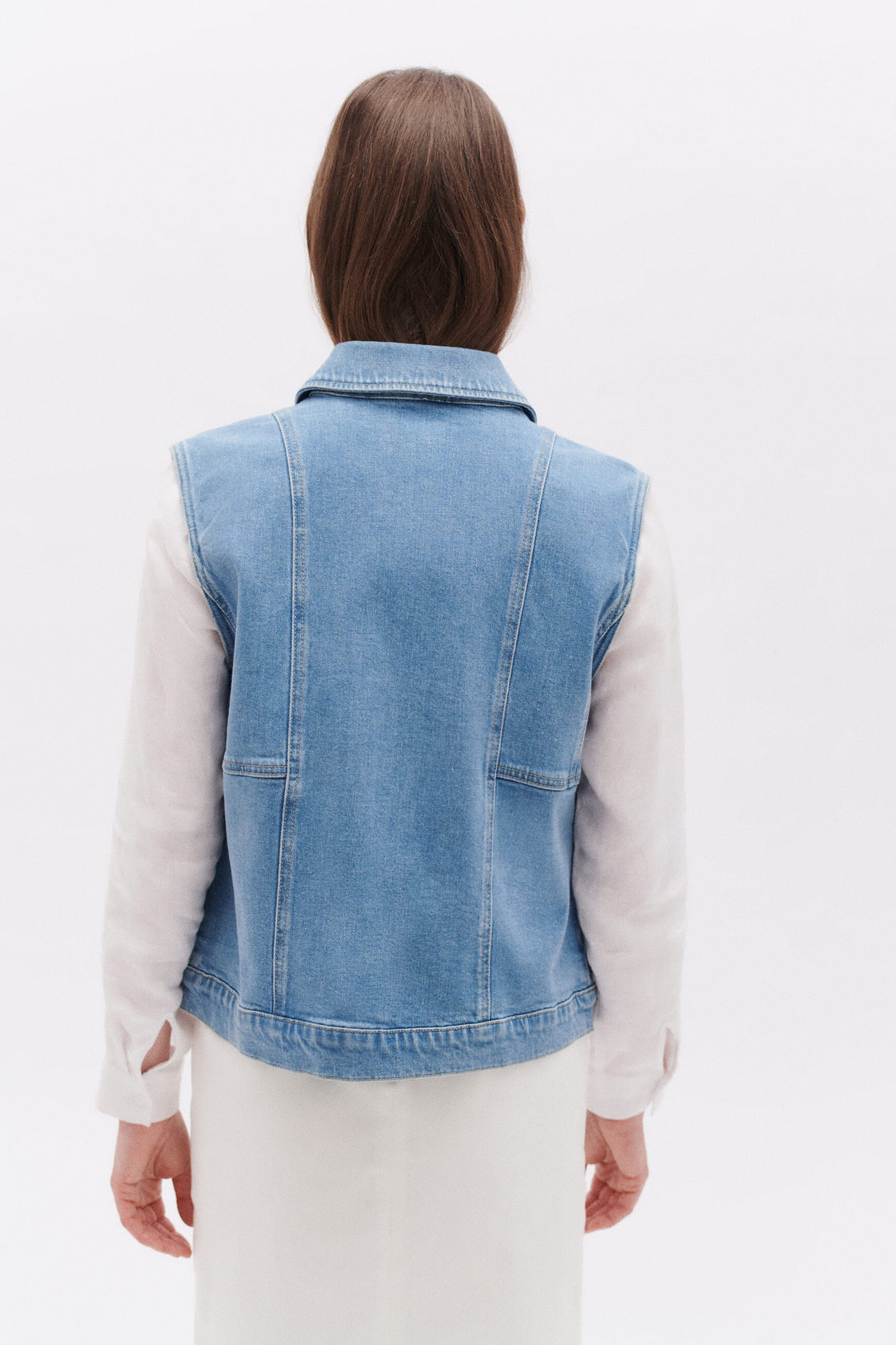 Veste en jean cheap femme caroll