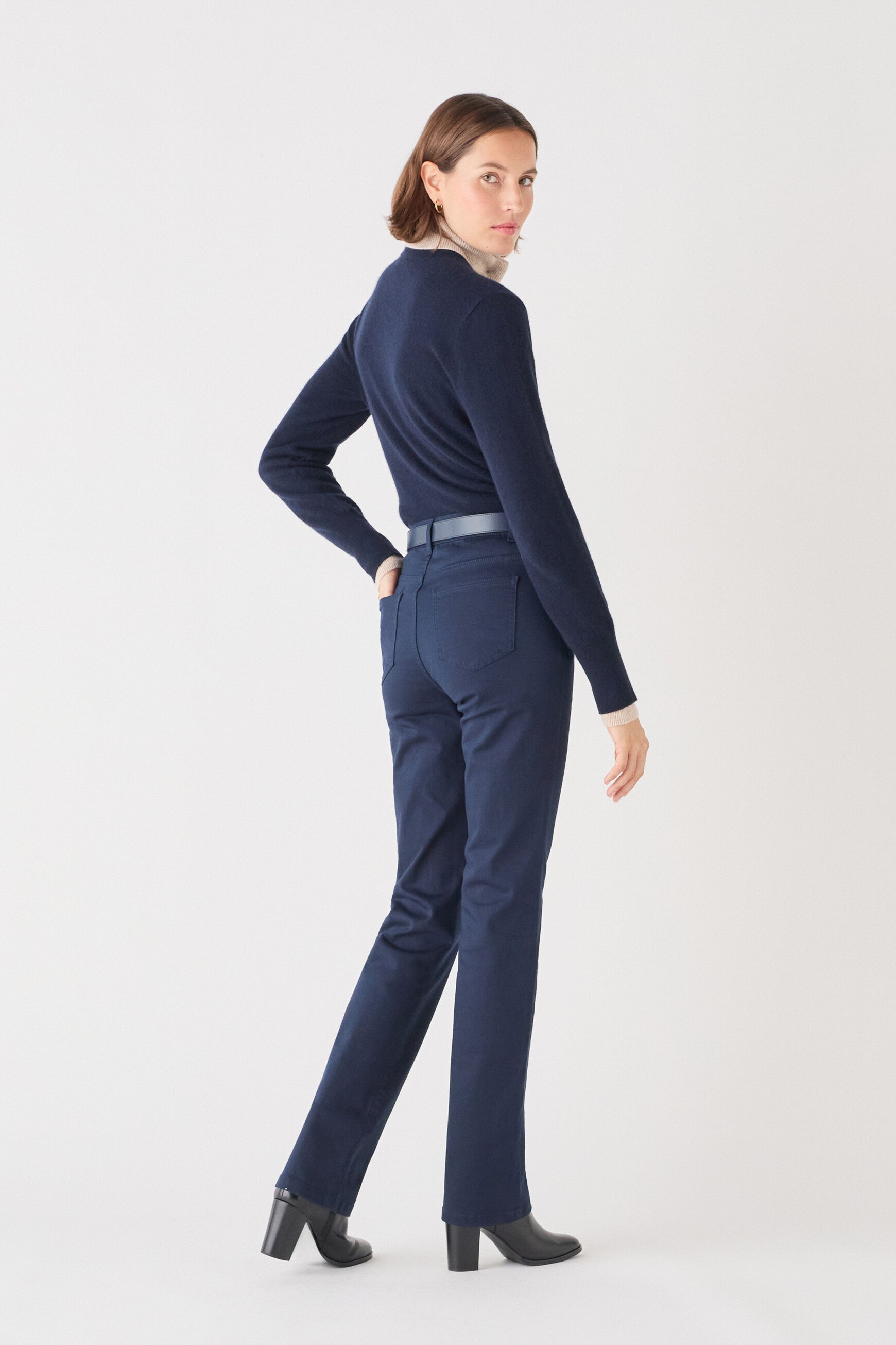 Prayanoc trousers navy blue woman
