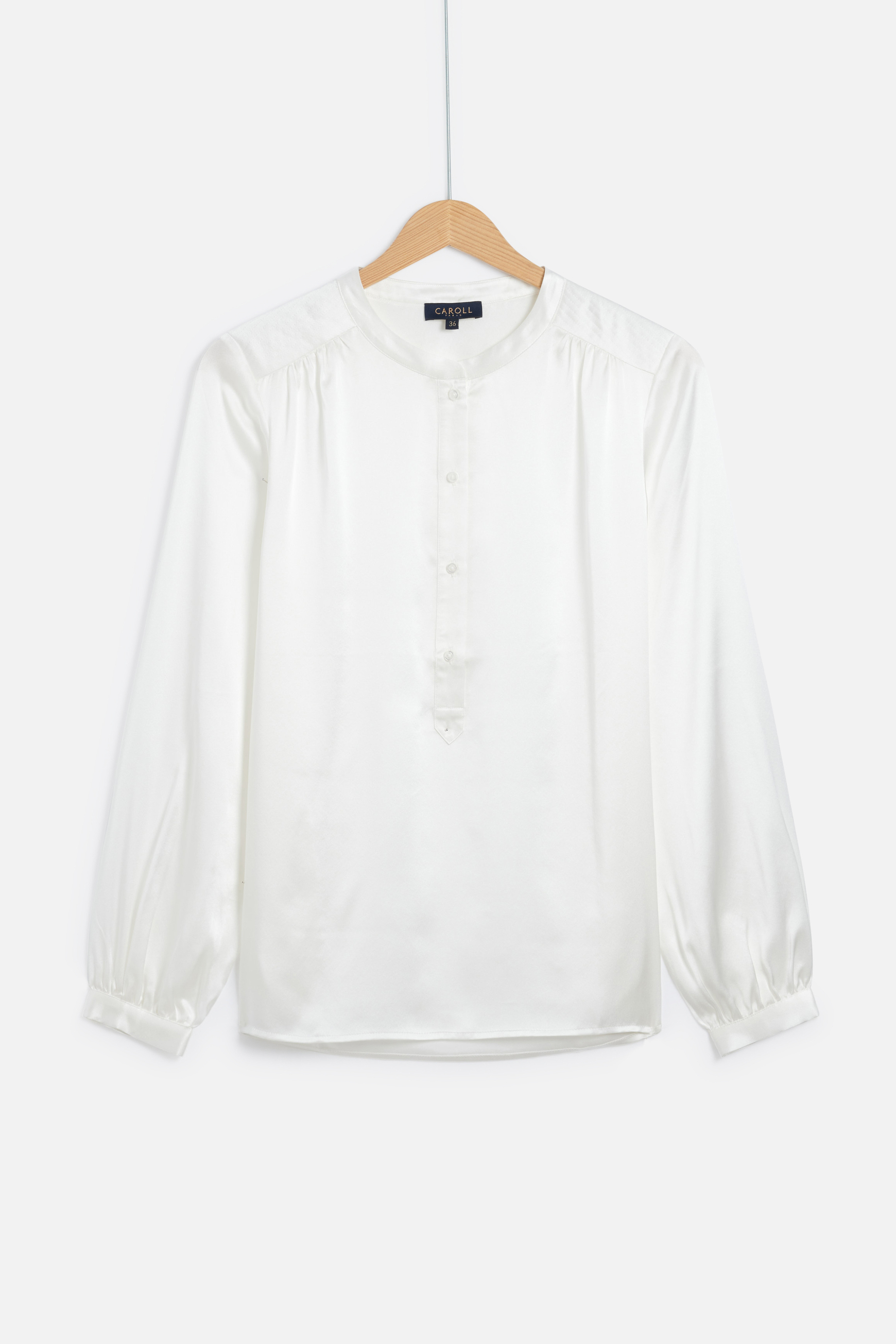 camiseiro dallas 100 seda marfim mulher Camiseiro Dallas 100% seda marfim mulher