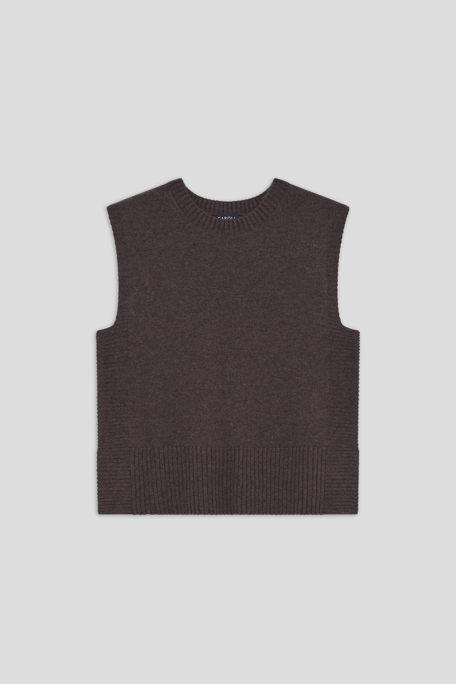 Mwillie sweater dark brown woman