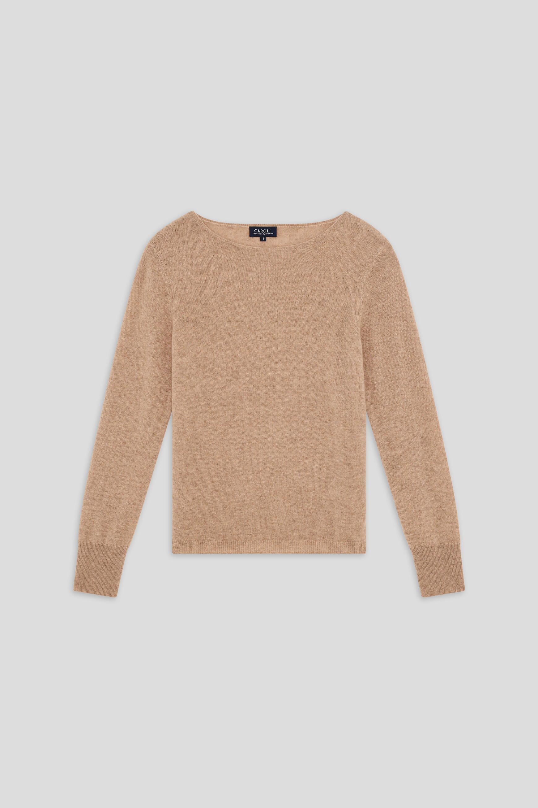 Mzoan 100% cashmere sweater light brown woman