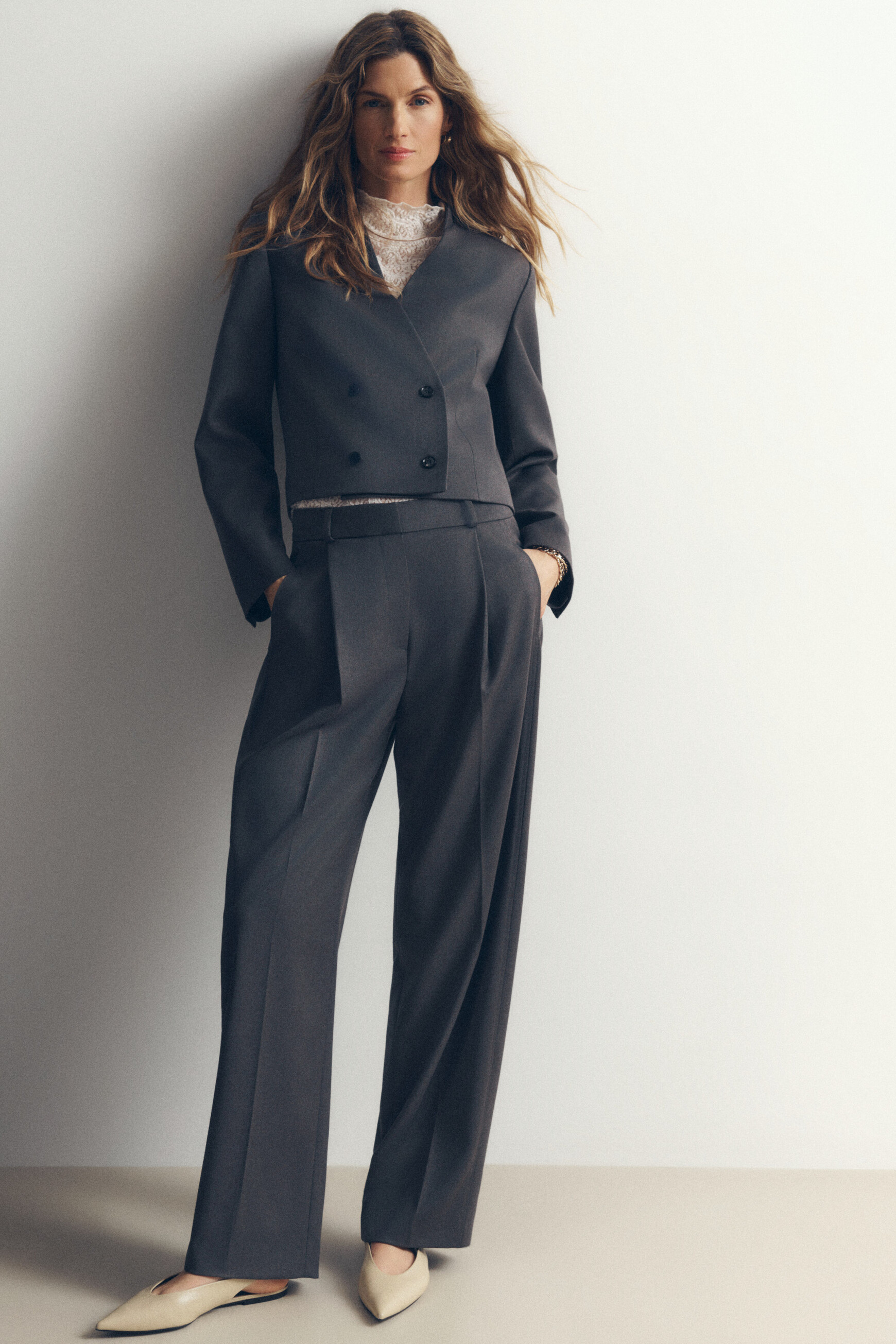 Vlena jacket grey woman