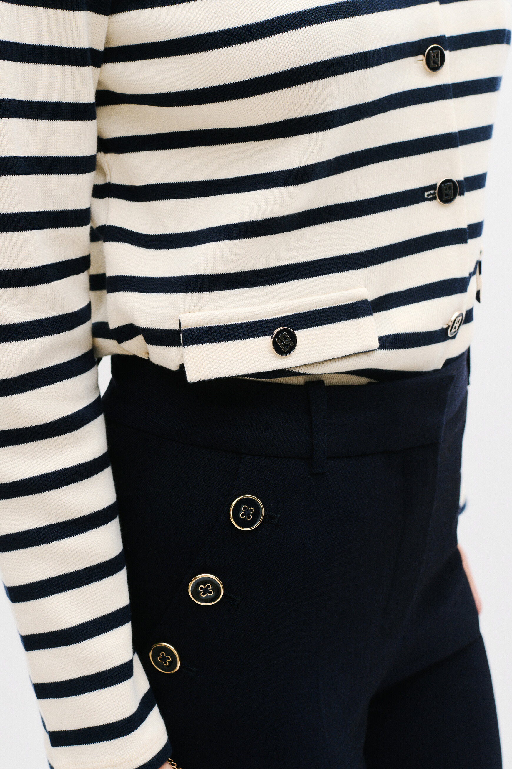 pantalon pgaston bleu marine femme Pantalon Pgaston bleu marine femme