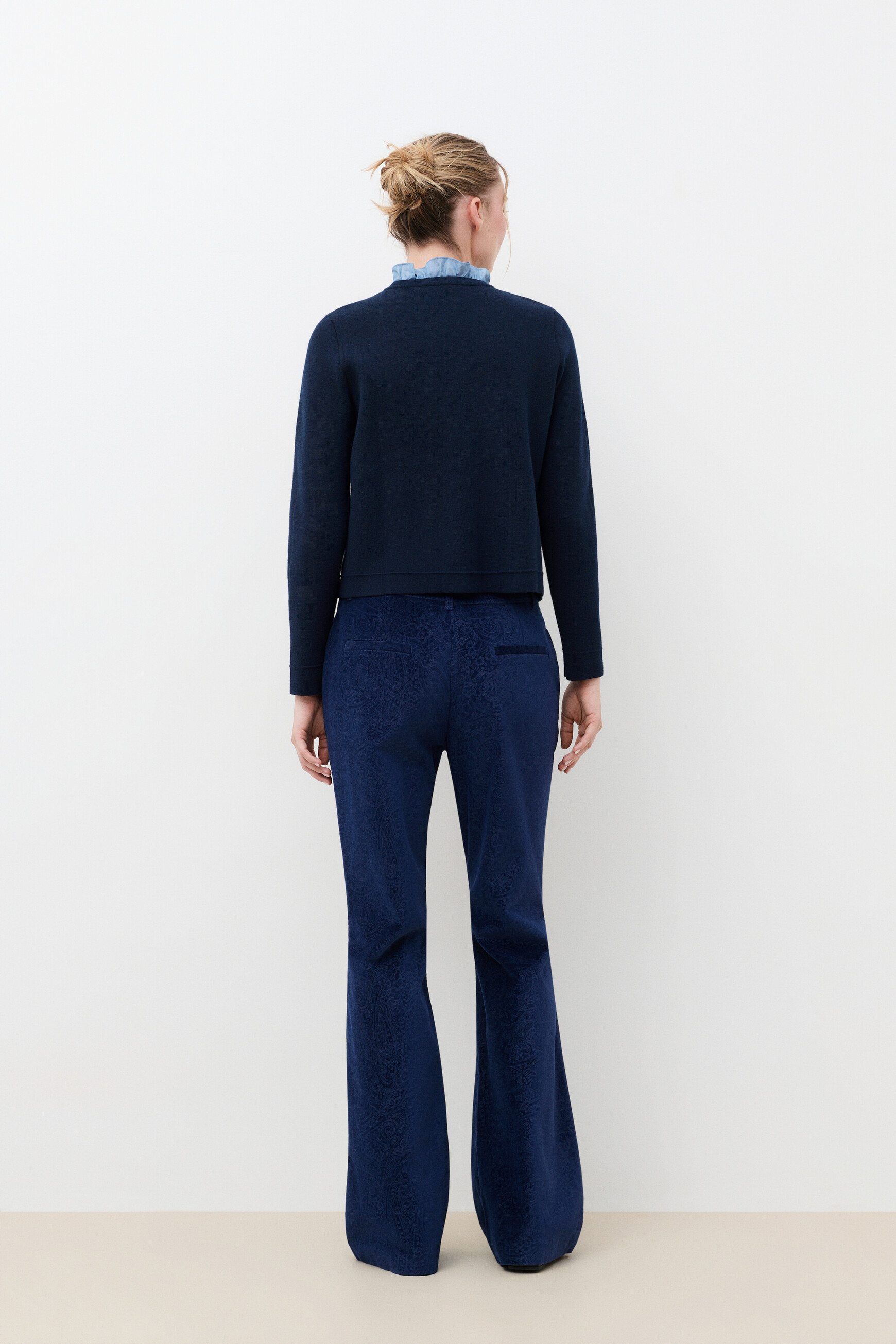 Mdelwyn sweater navy blue woman