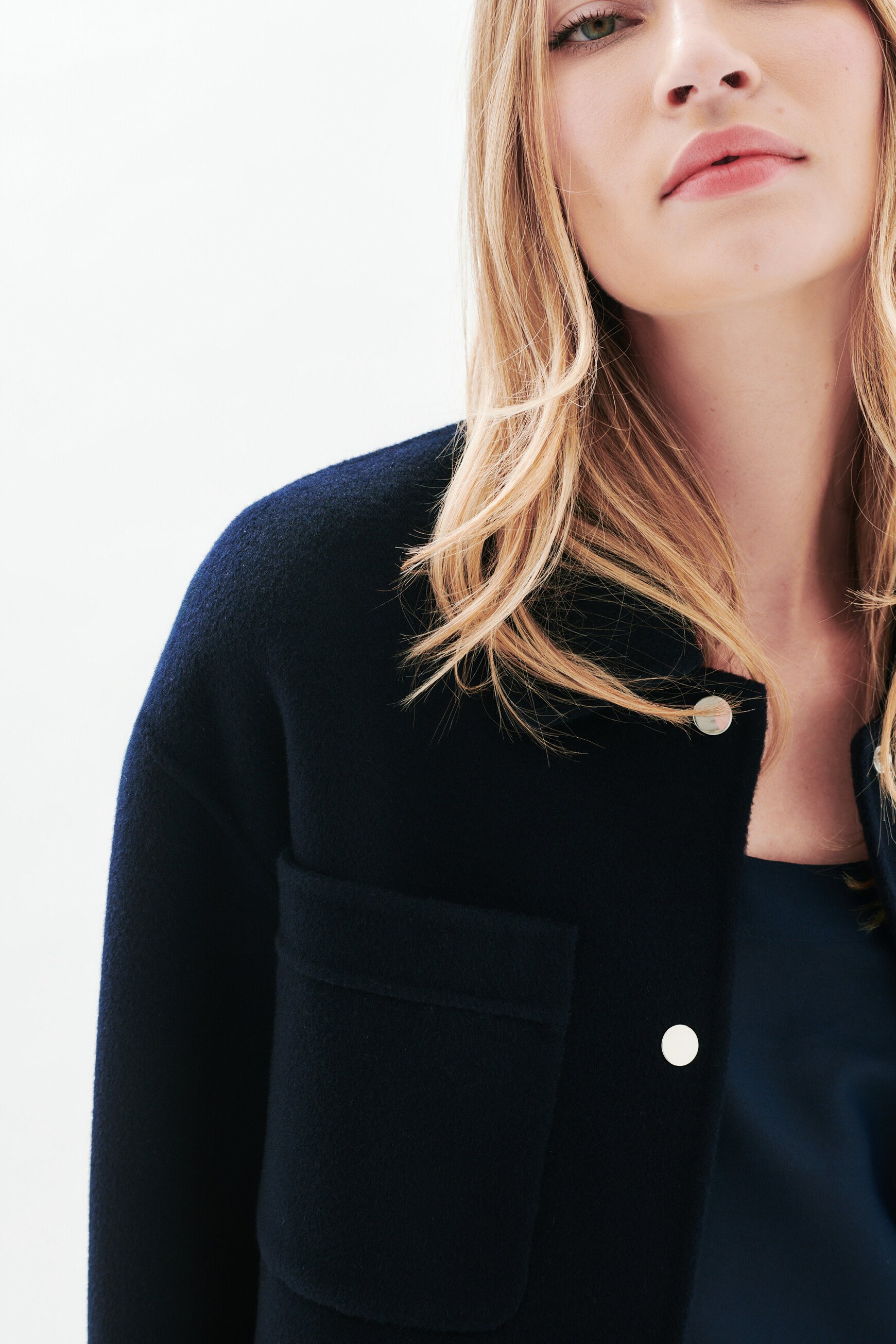 marineblauw vrouw