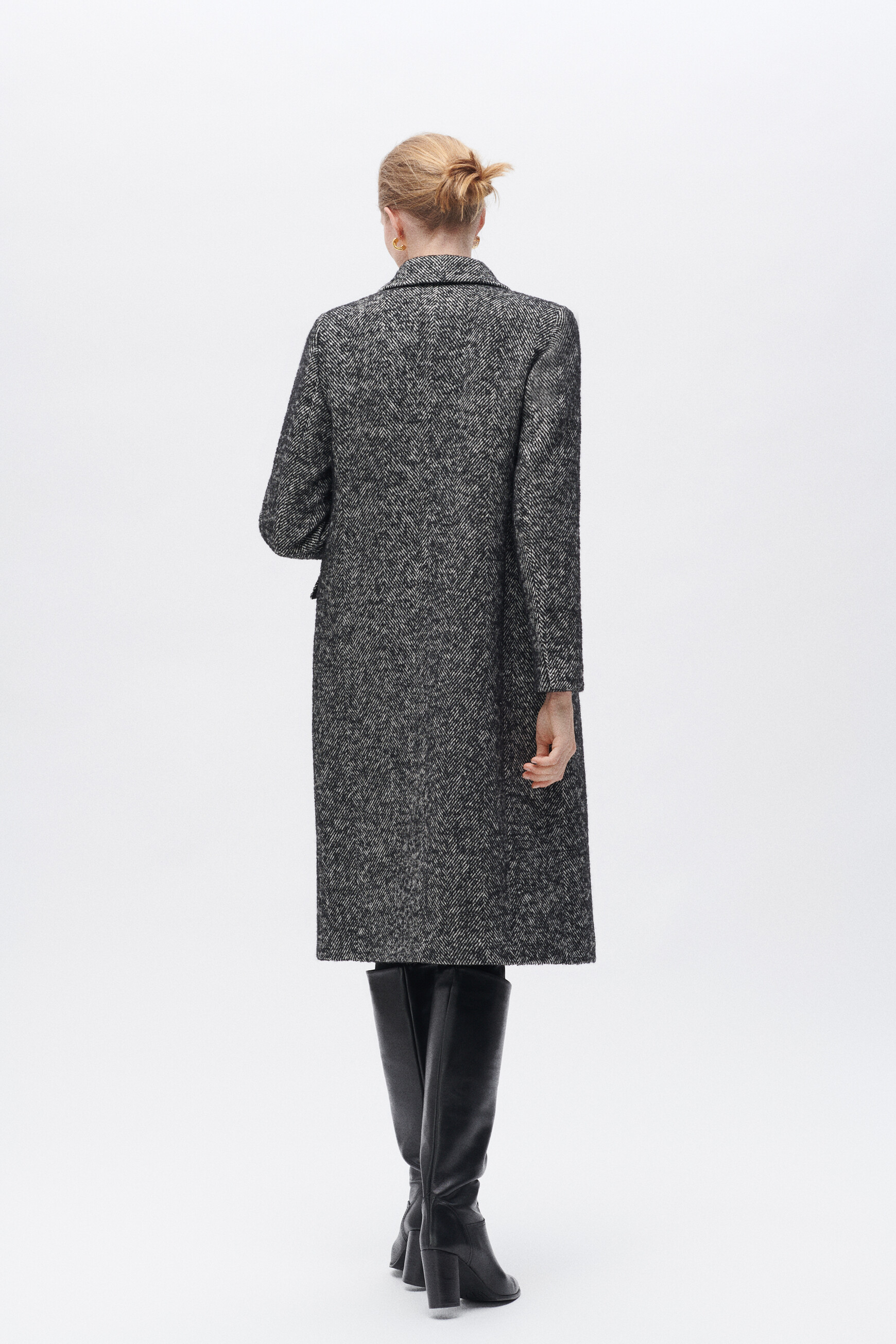 Ganix coat dark grey woman