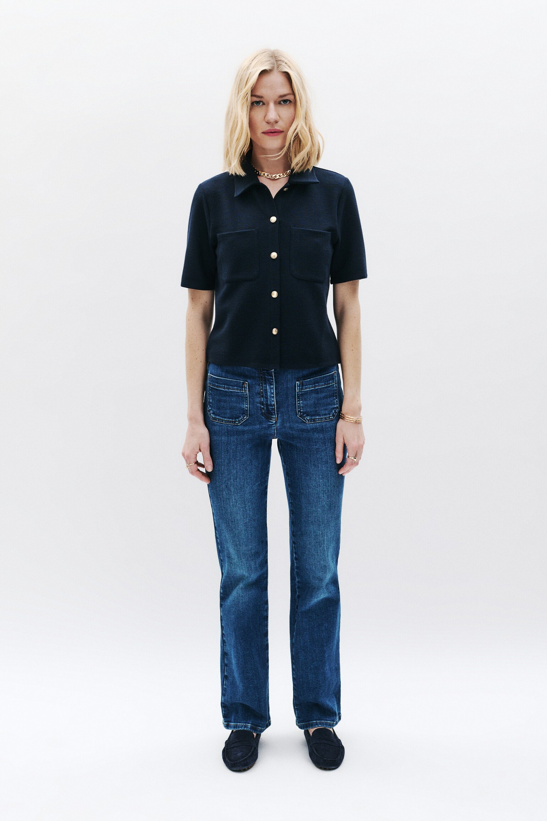 t shirt tobias marineblauw vrouw T-shirt Tobias marineblauw vrouw