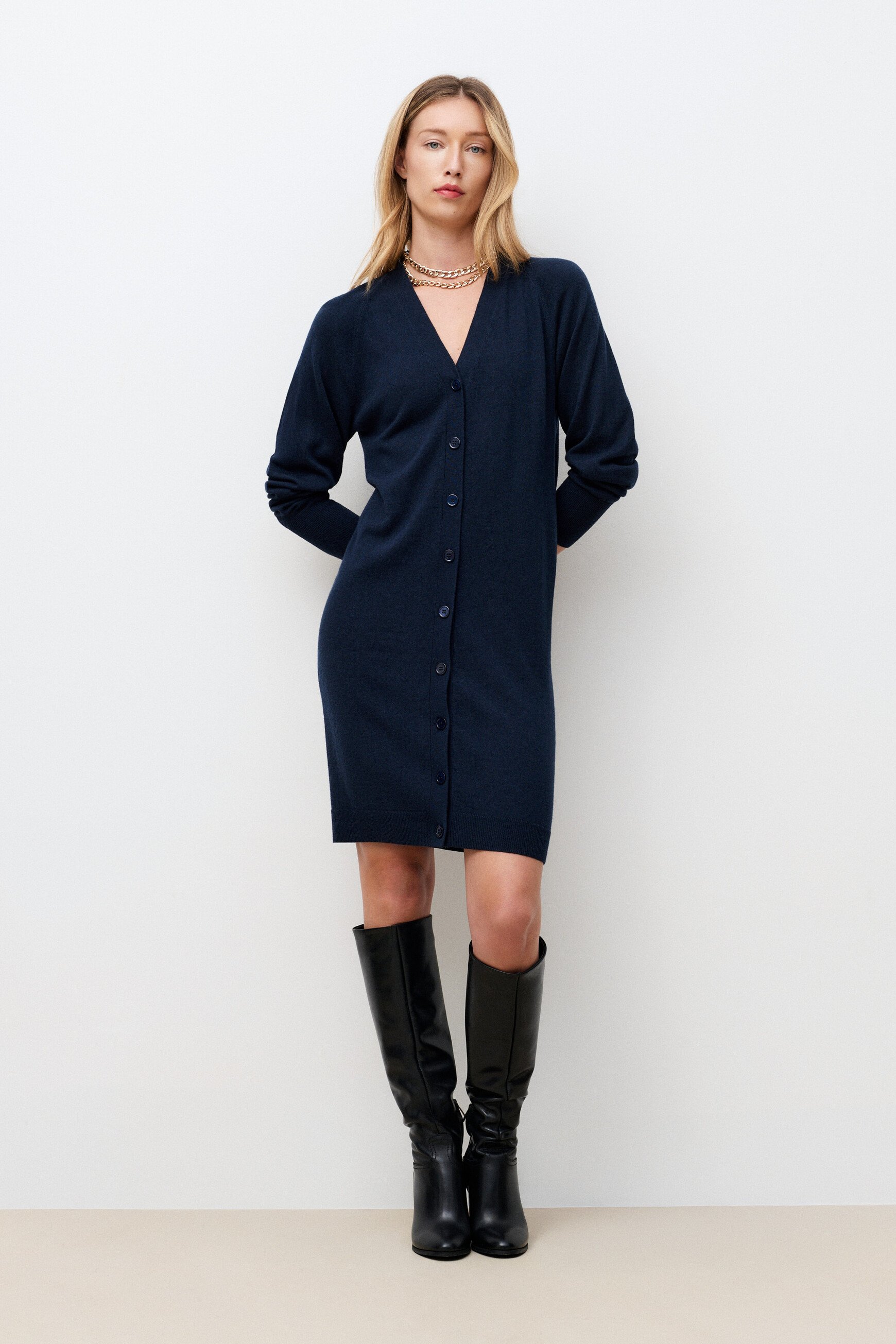 Robe Rmolly marineblau damen