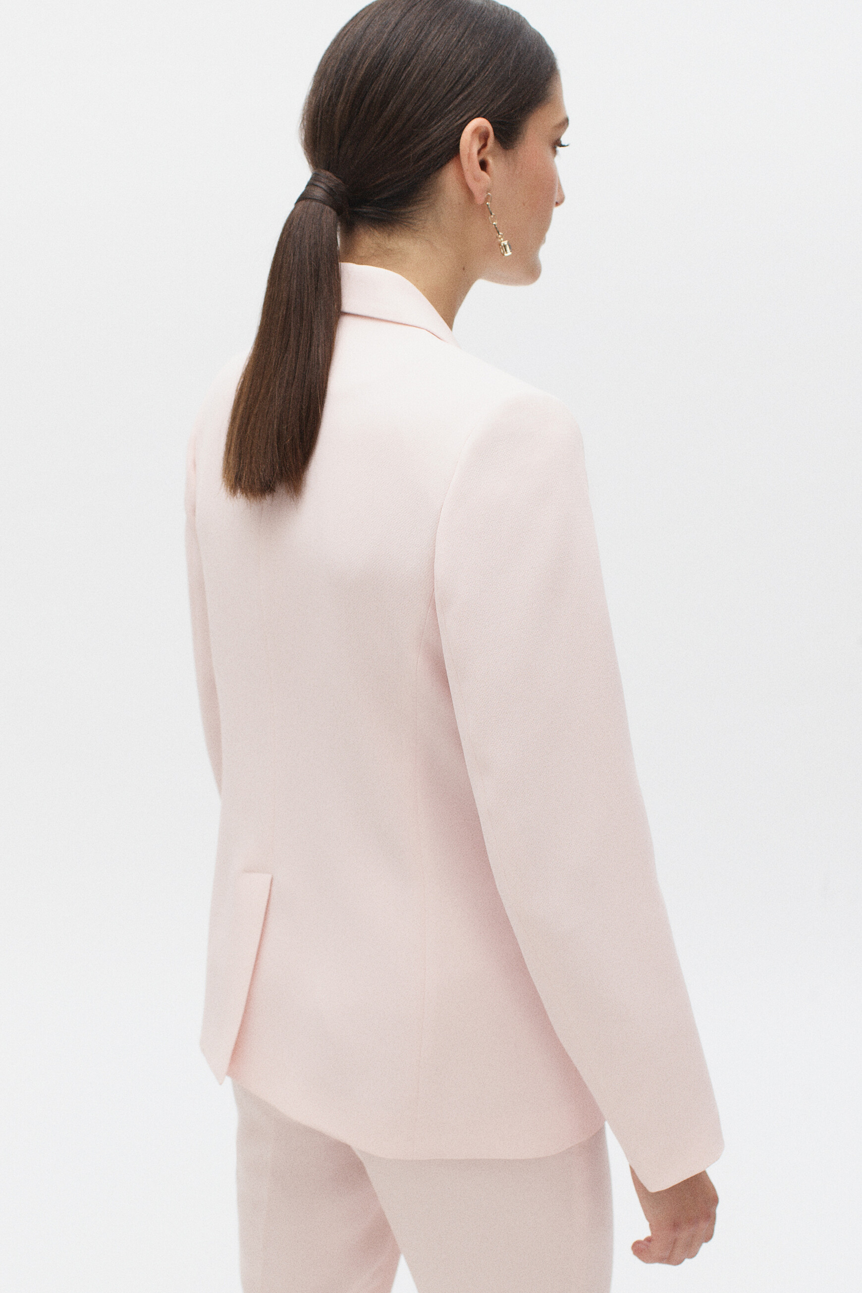 blazer yeleni rose pastel femme