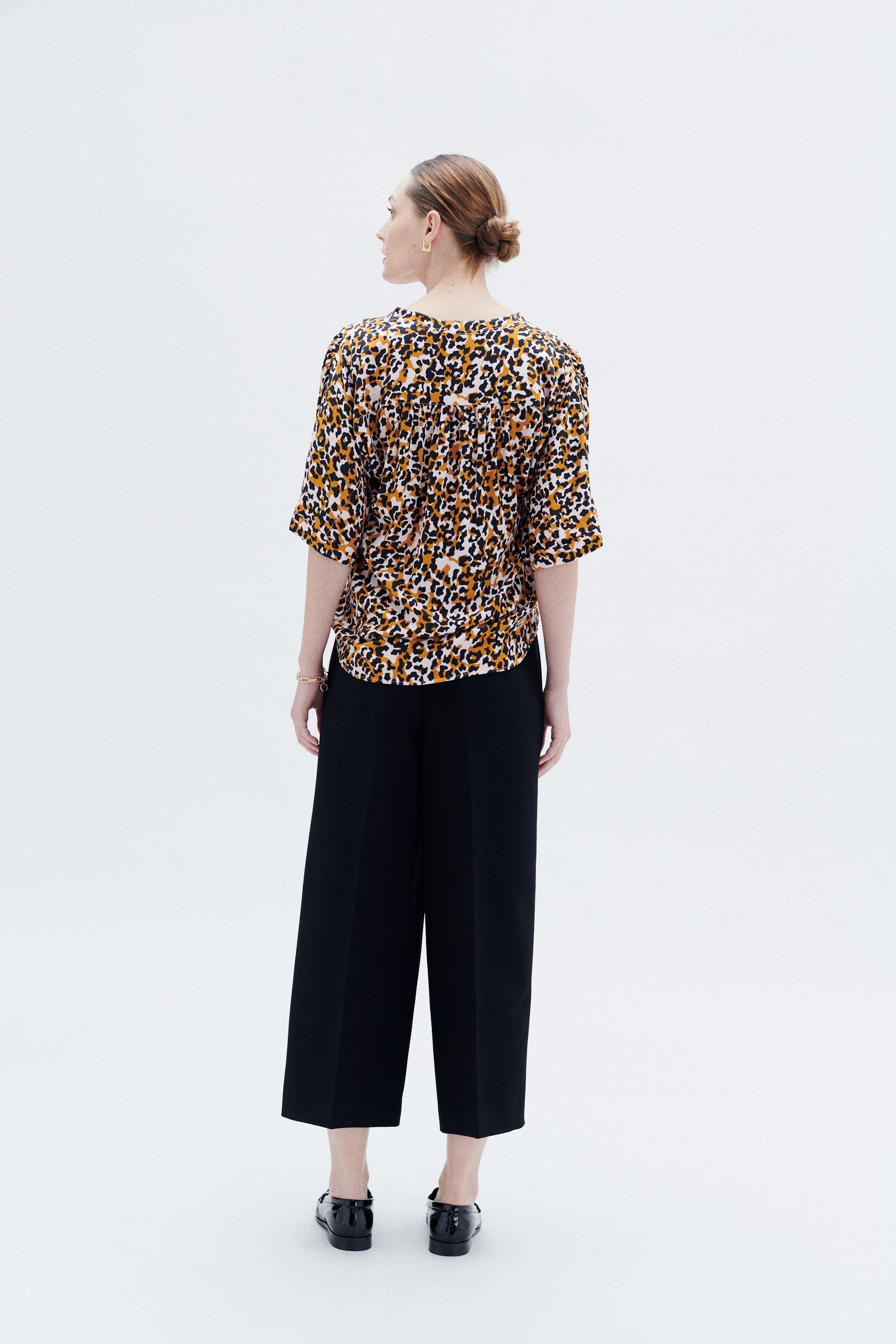 Cado3 shirt cognac brown woman