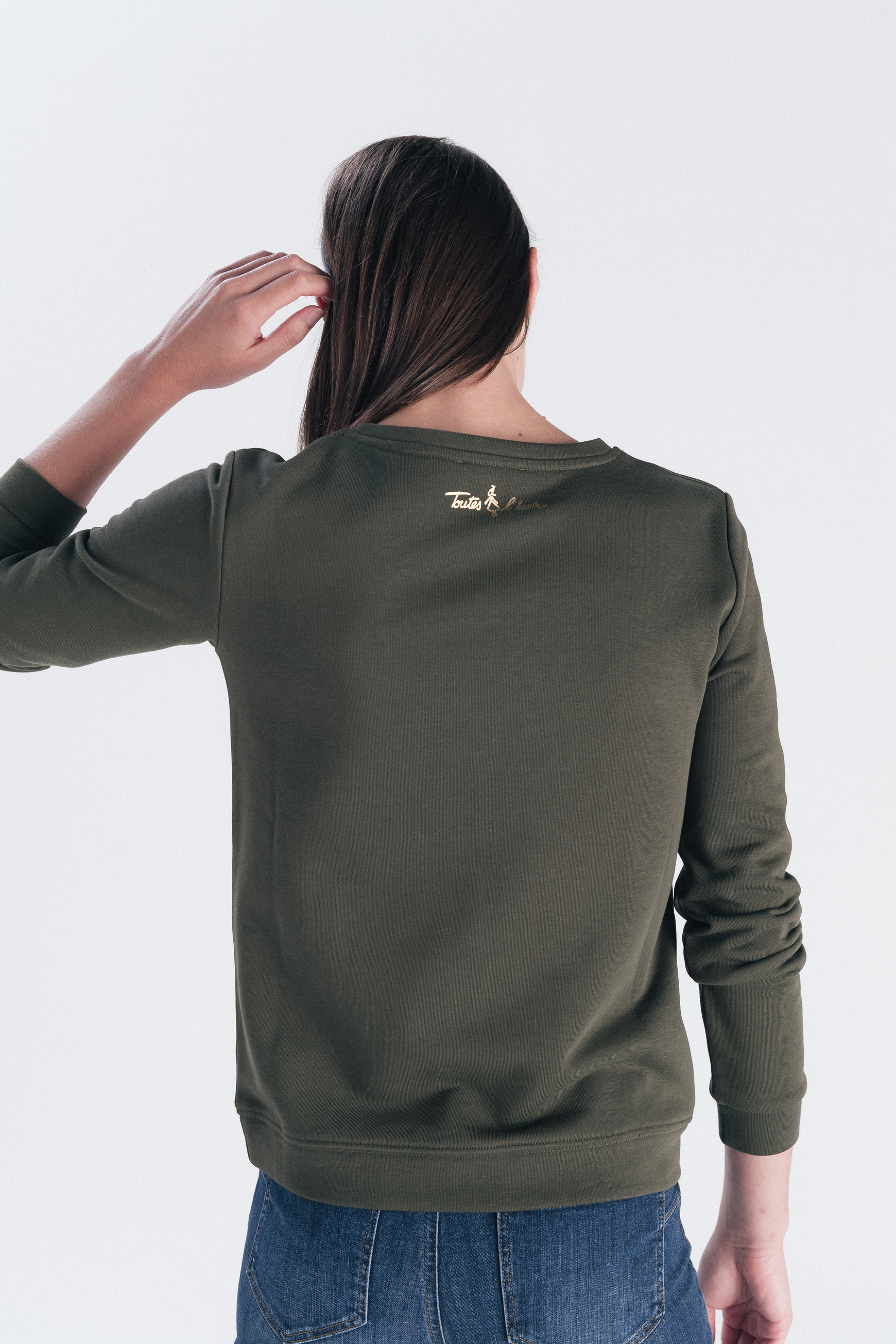 sweat jason vert kaki femme Sweat Jason vert kaki femme