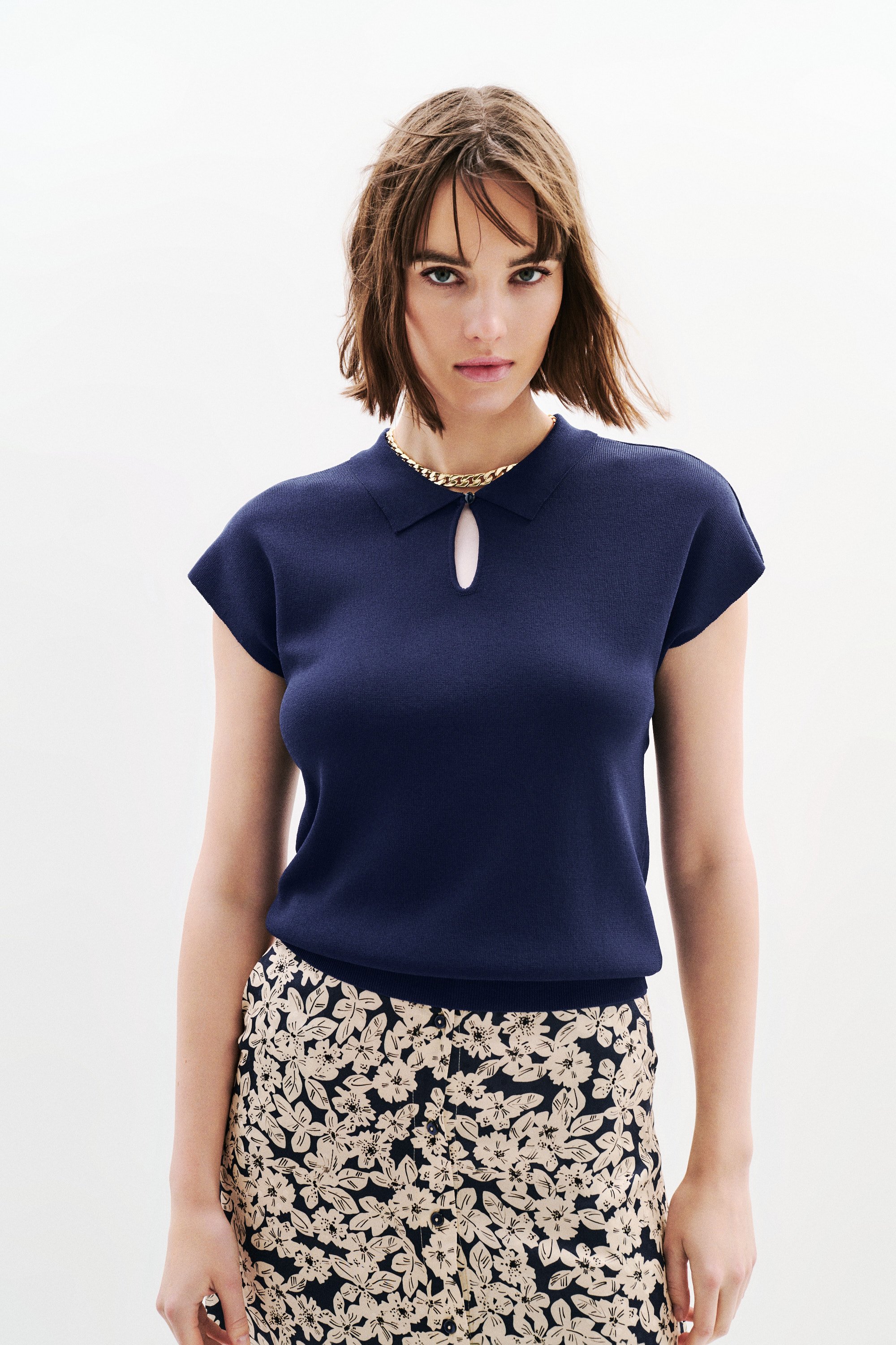 pull mruben bleu fonce femme Pull Mruben bleu foncé femme