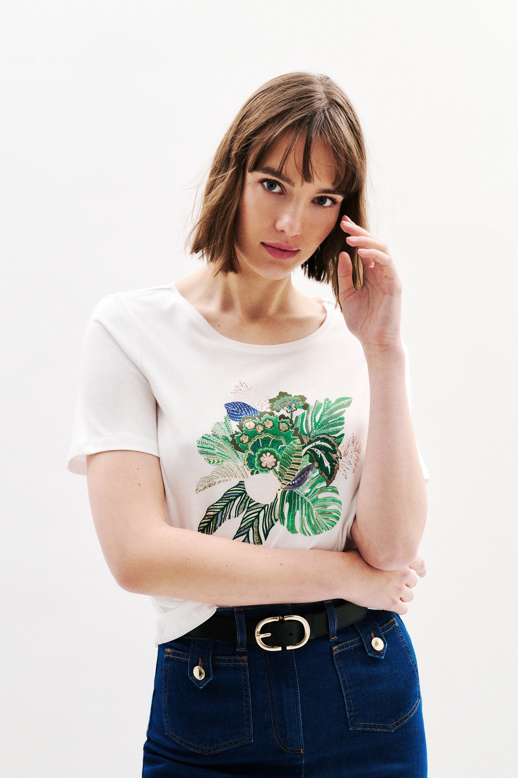 t shirt tedouard vert kaki femme T-shirt Tedouard vert kaki femme