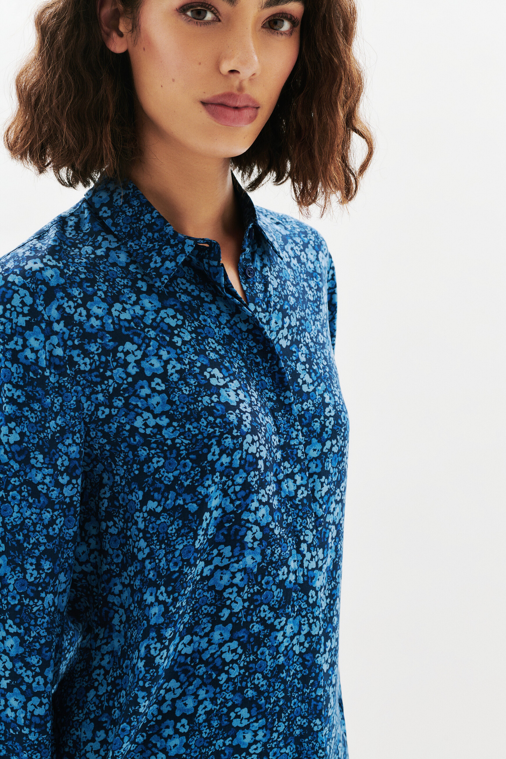 Jamie shirt navy blue woman