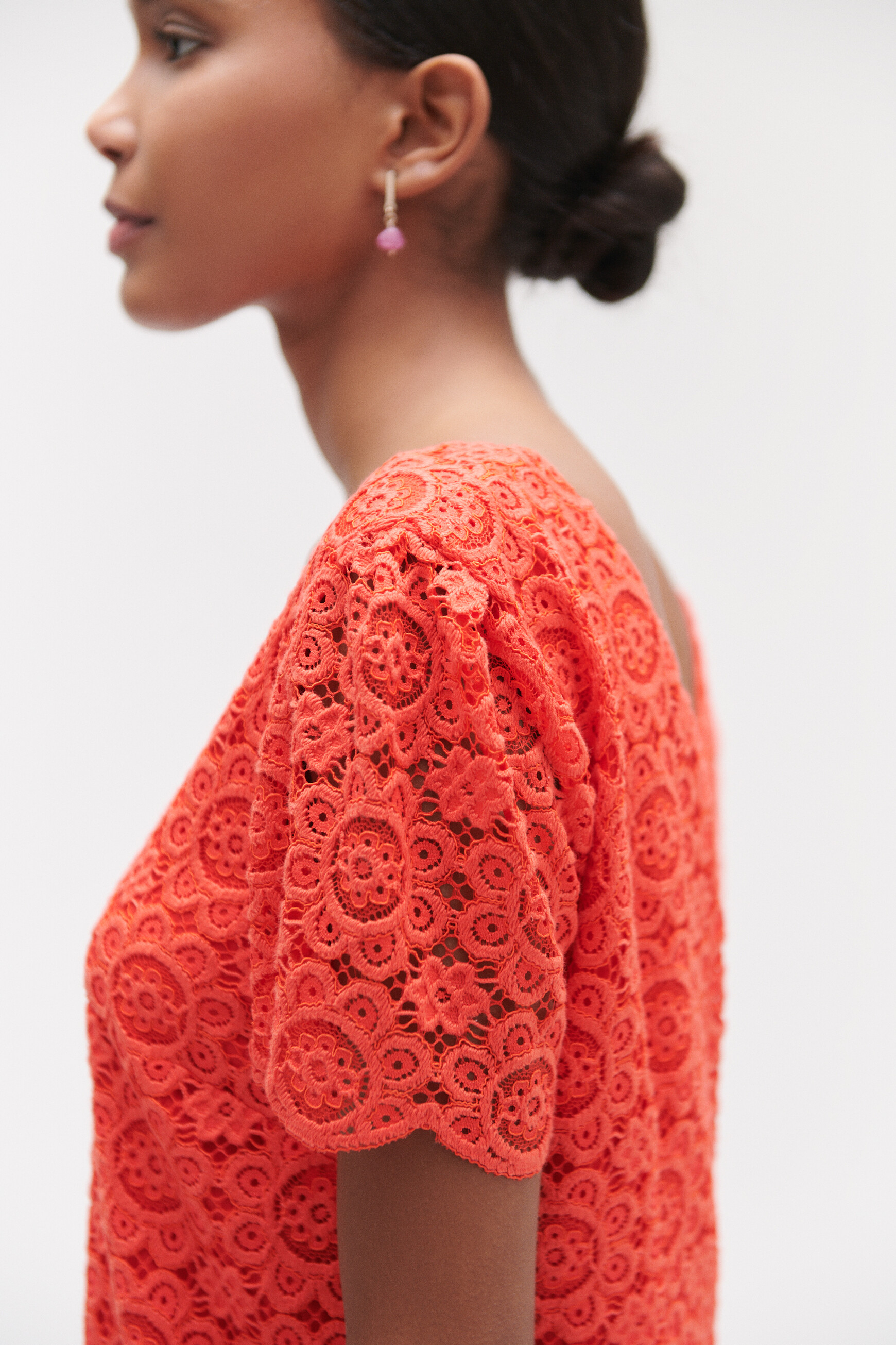 robe lulu rouge femme