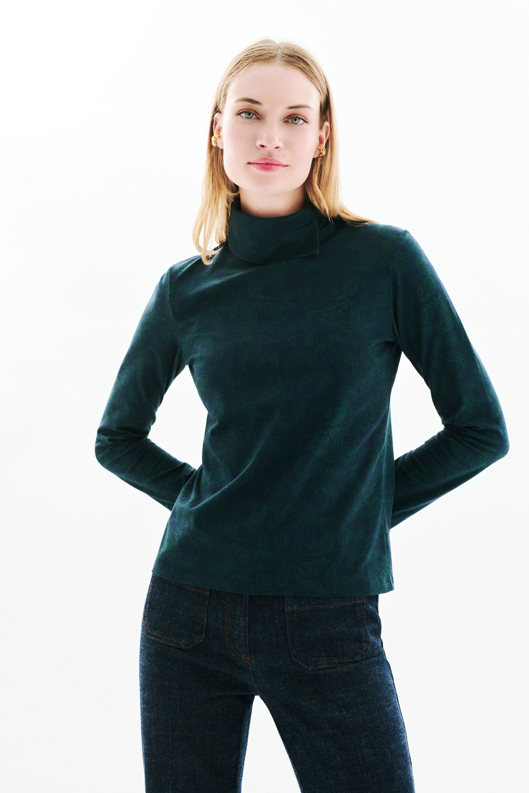 T-shirt Tanoushka3 marineblauw vrouw