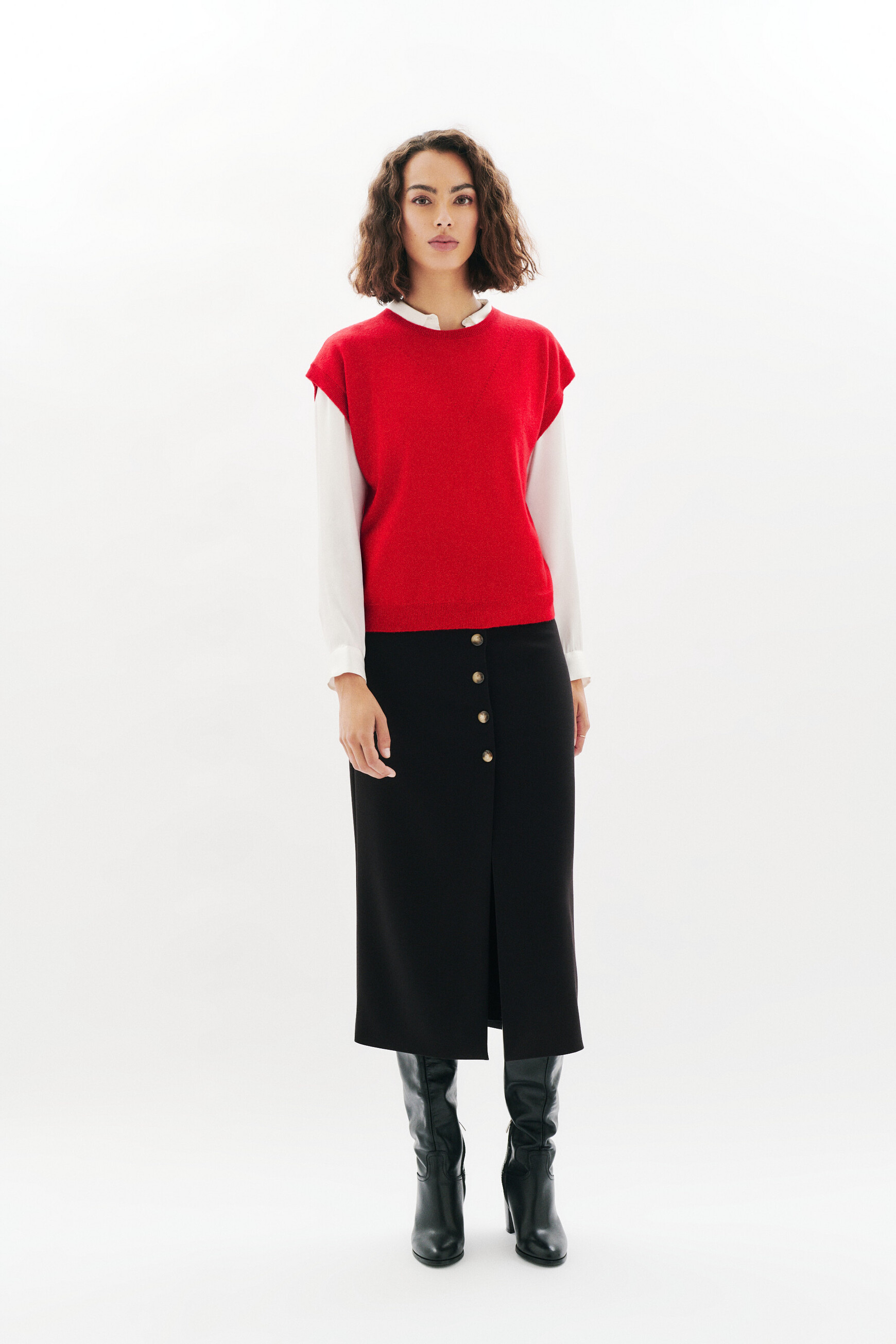 Mathilde sweater red woman