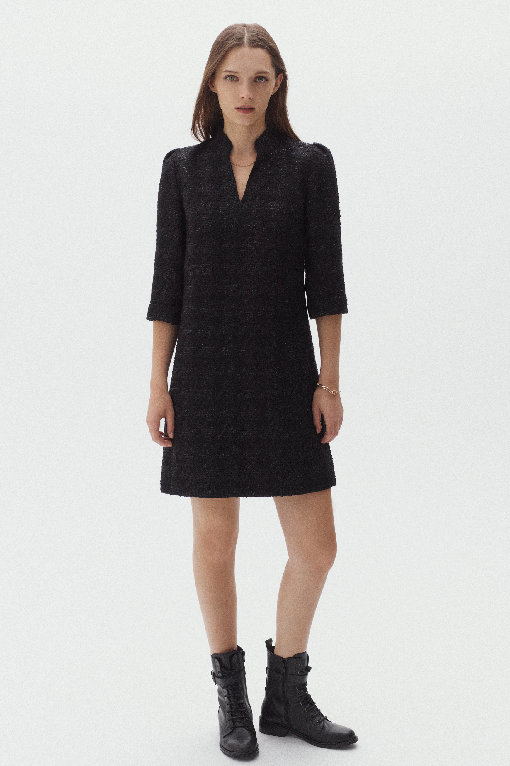 vestido storm negro mujer Vestido Storm negro mujer