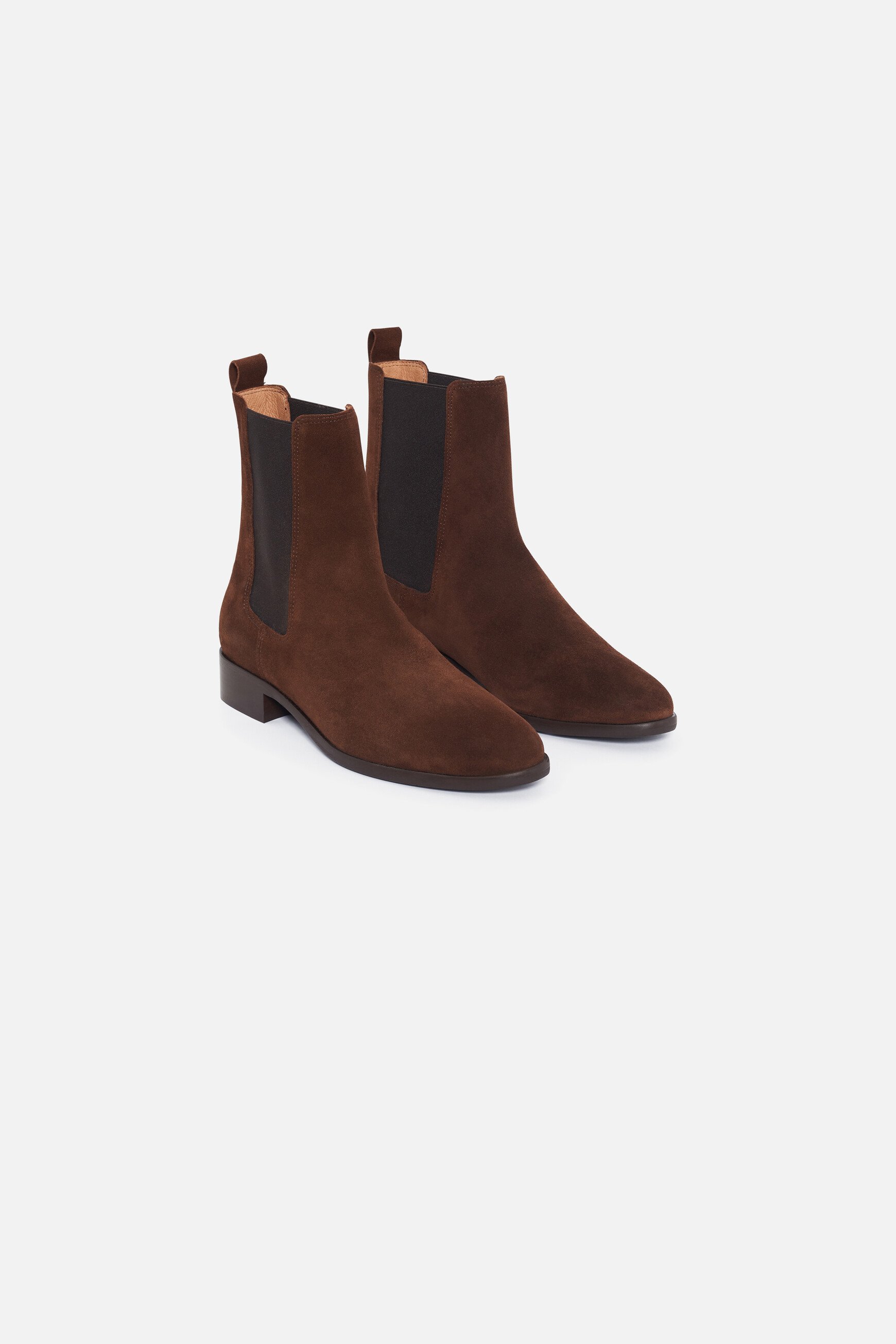 alali ankle boots in suede leather dark brown woman Alali ankle boots in suede leather dark brown woman
