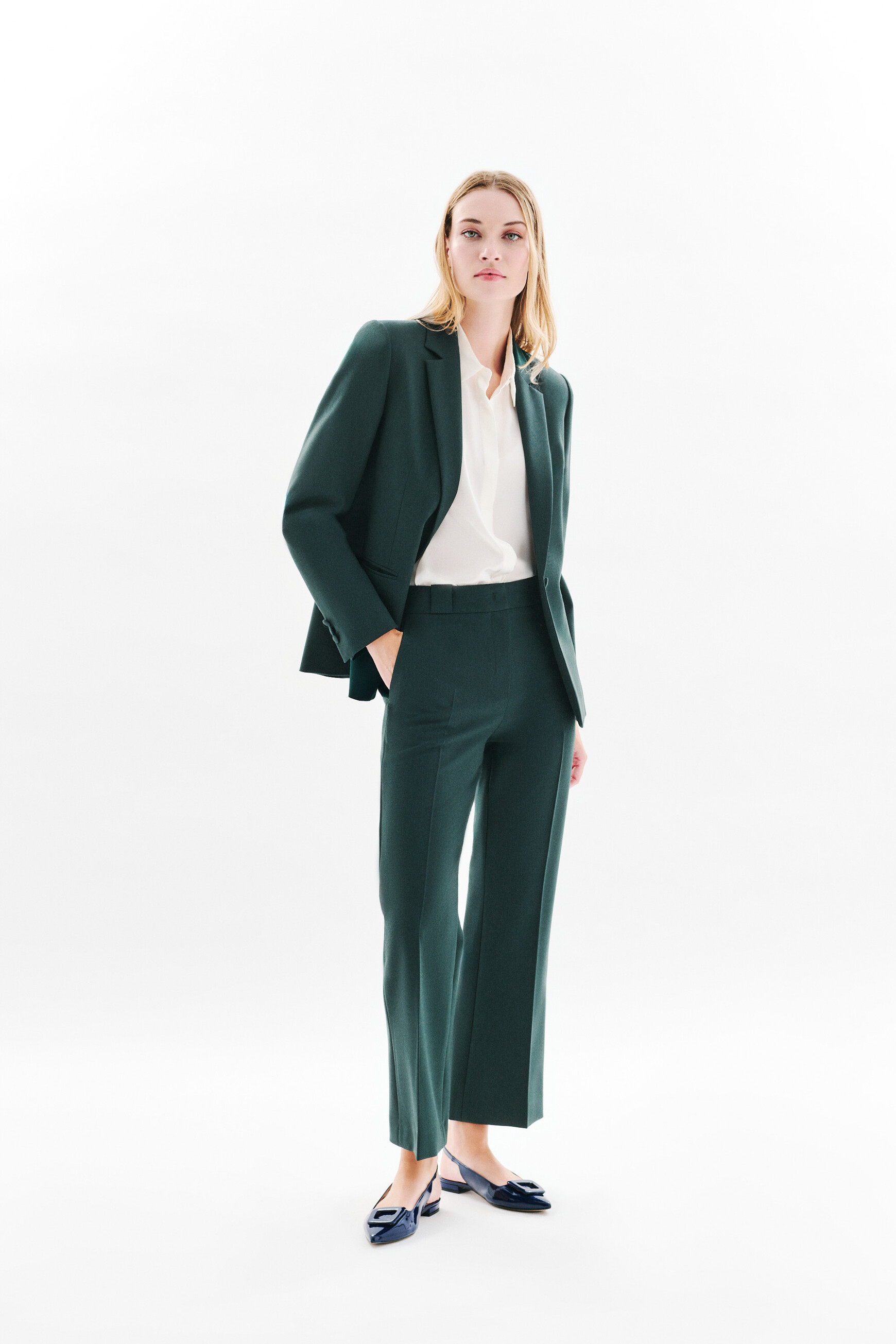 Veste Vanteane vert foncé femme