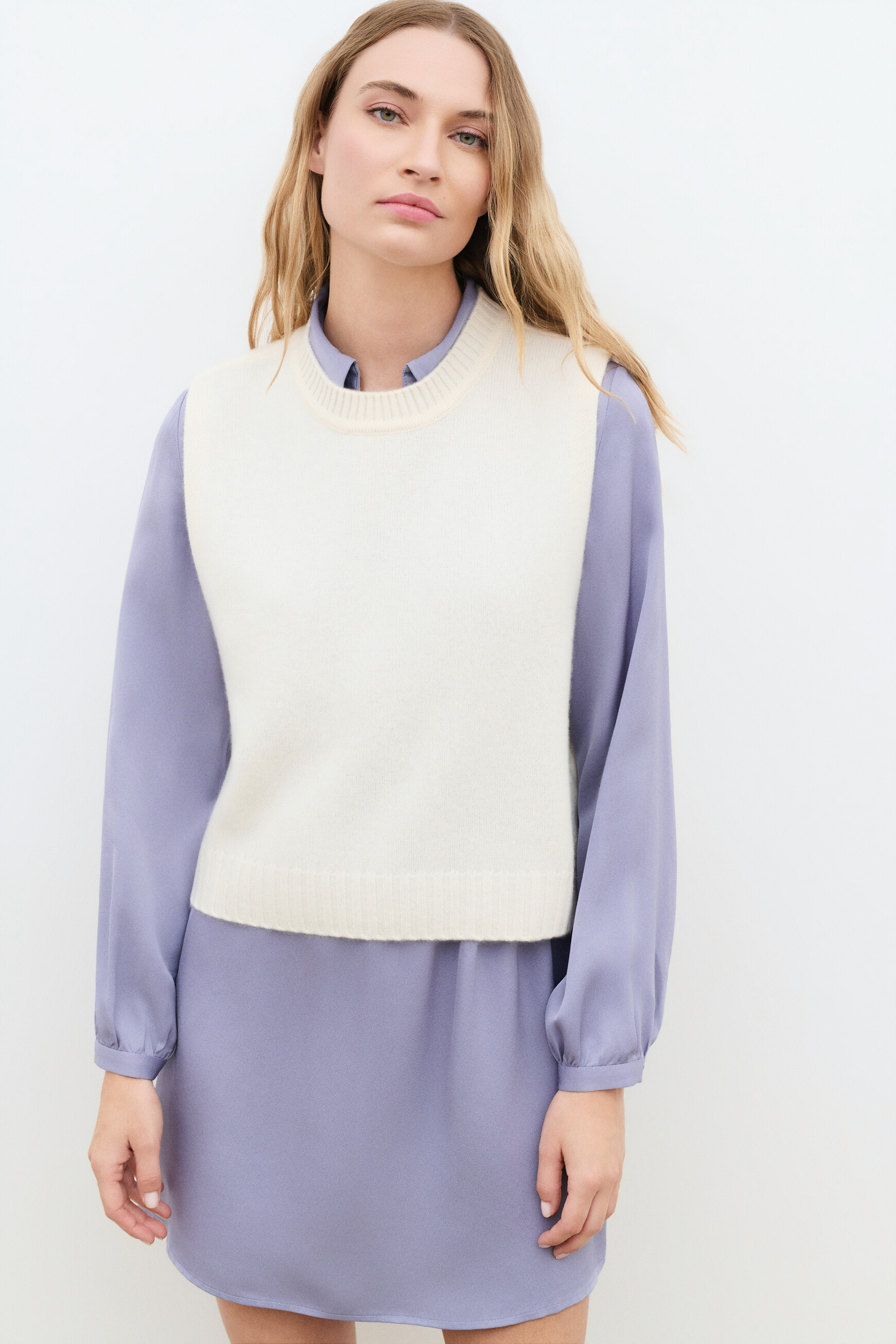 Maglione Serena ecru donna