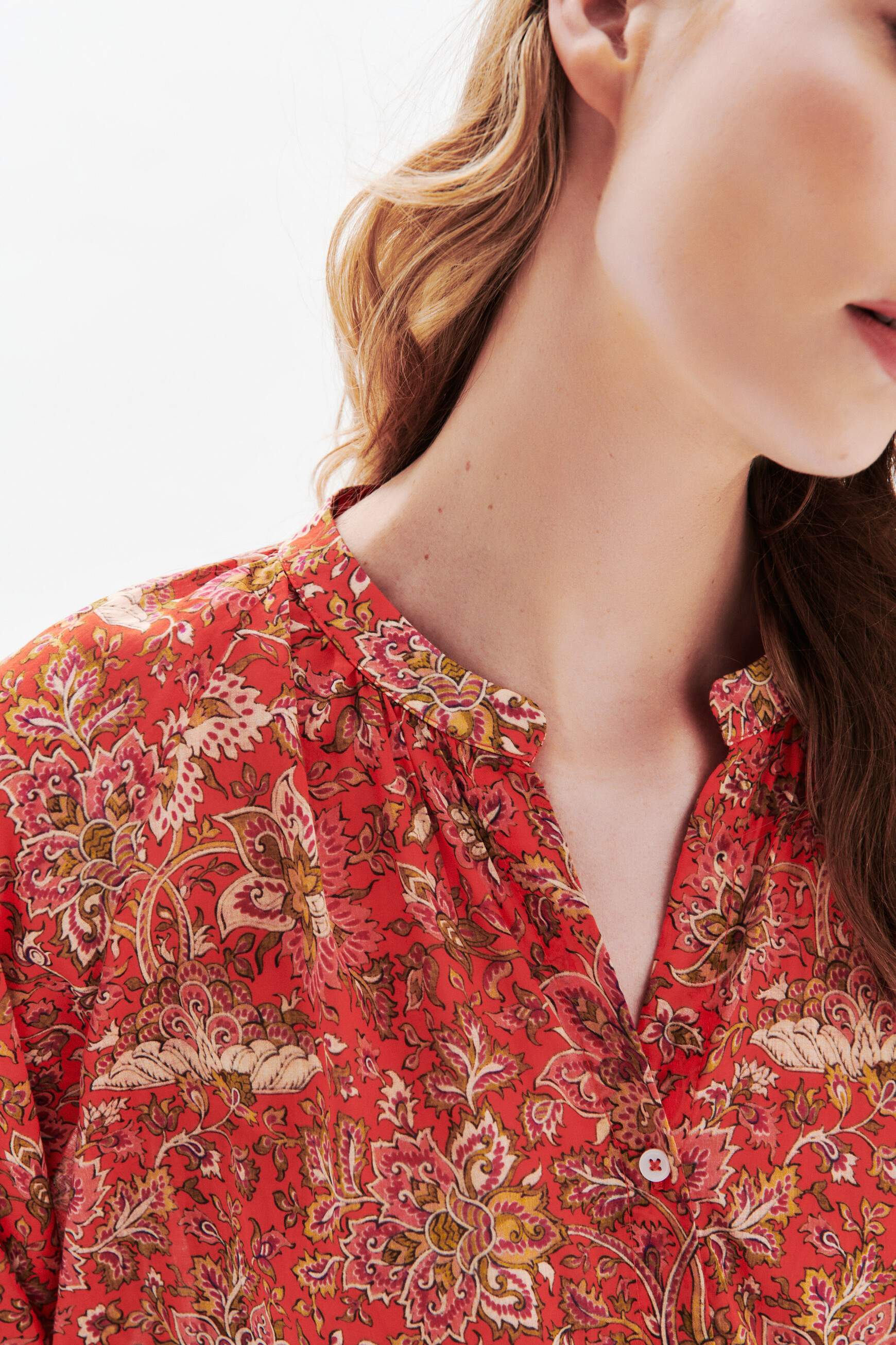 chemise caubie2 rouge femme Chemise Caubie2 rouge femme