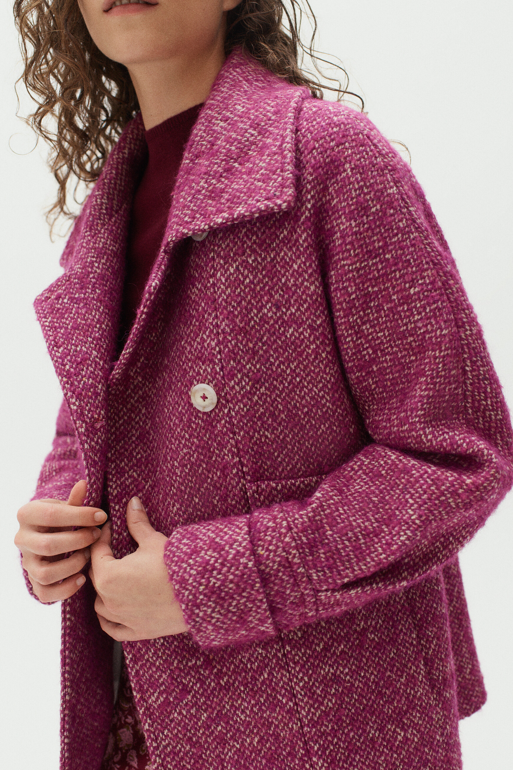 manteau elio prune femme manteau elio prune femme