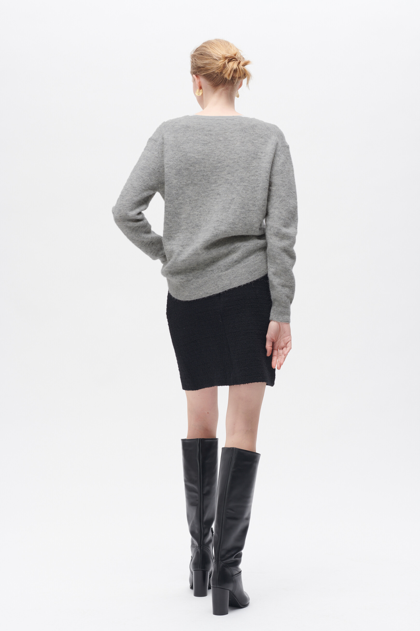 Pull maddy gris clair femme