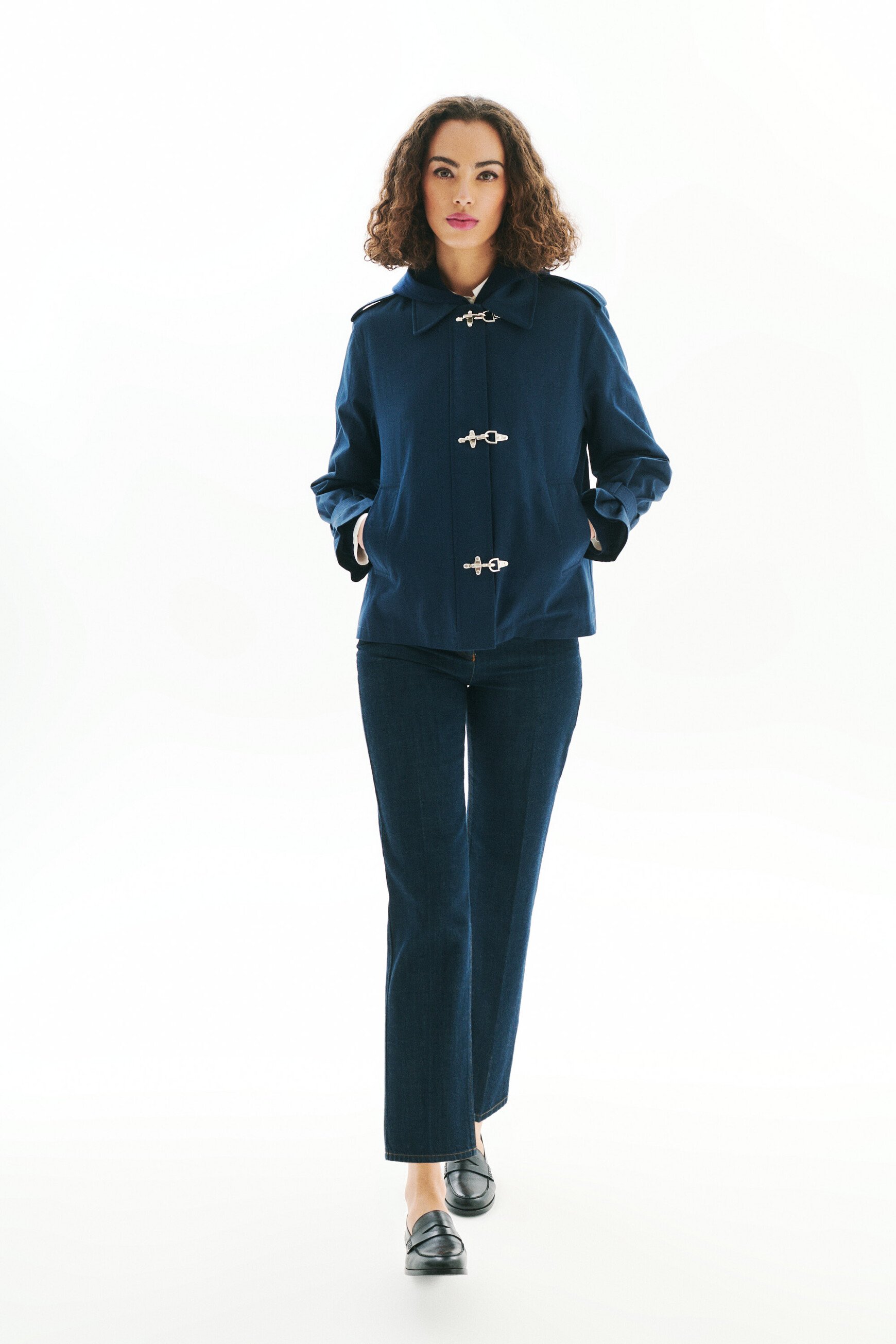 Trench Goeland navy blue woman